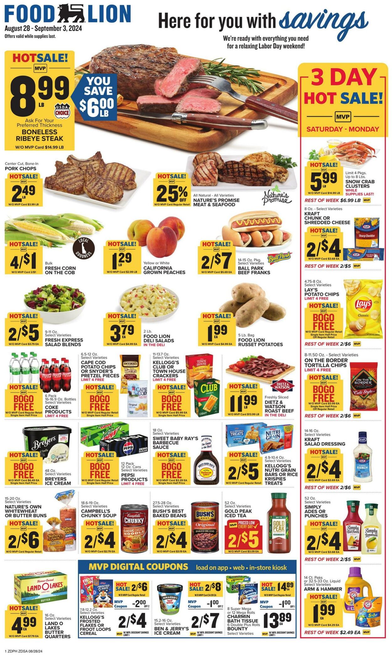 Weekly ad Food Lion 08/28/2024 - 09/03/2024