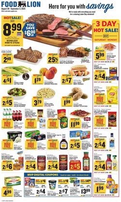 Weekly ad Food Lion 08/07/2024 - 08/13/2024