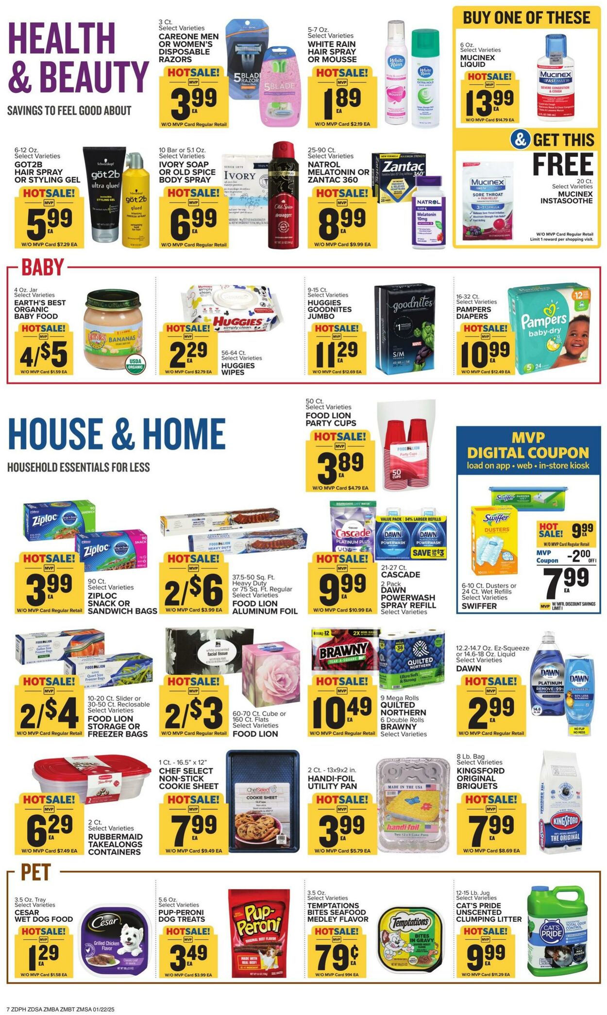 Weekly ad Food Lion 01/22/2025 - 01/28/2025