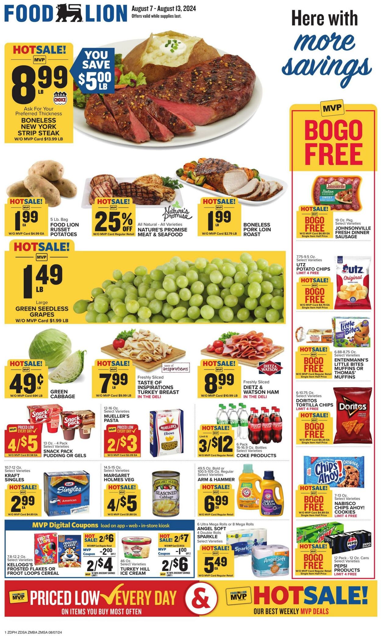 Weekly ad Food Lion 08/07/2024 - 08/13/2024