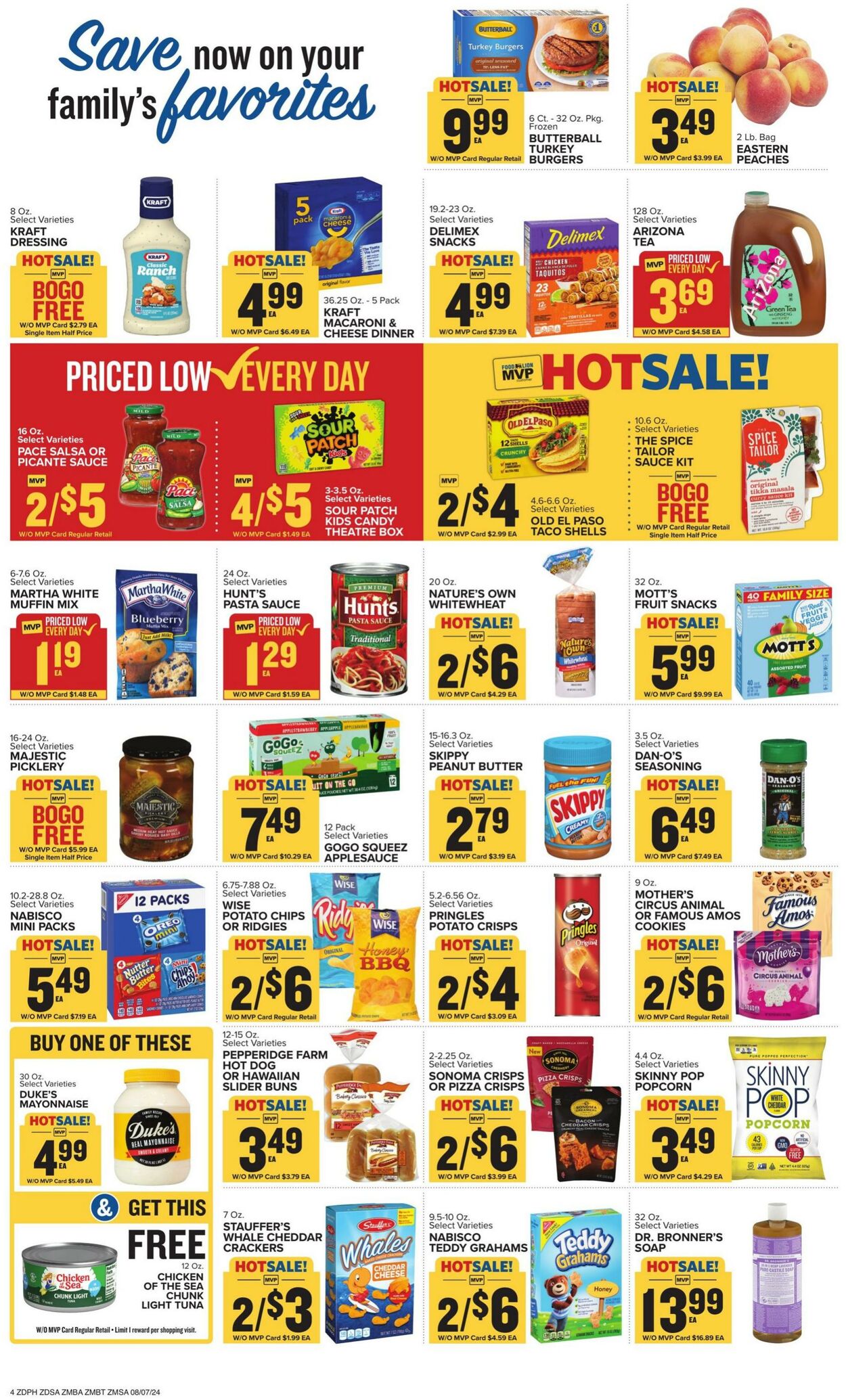 Weekly ad Food Lion 08/07/2024 - 08/13/2024