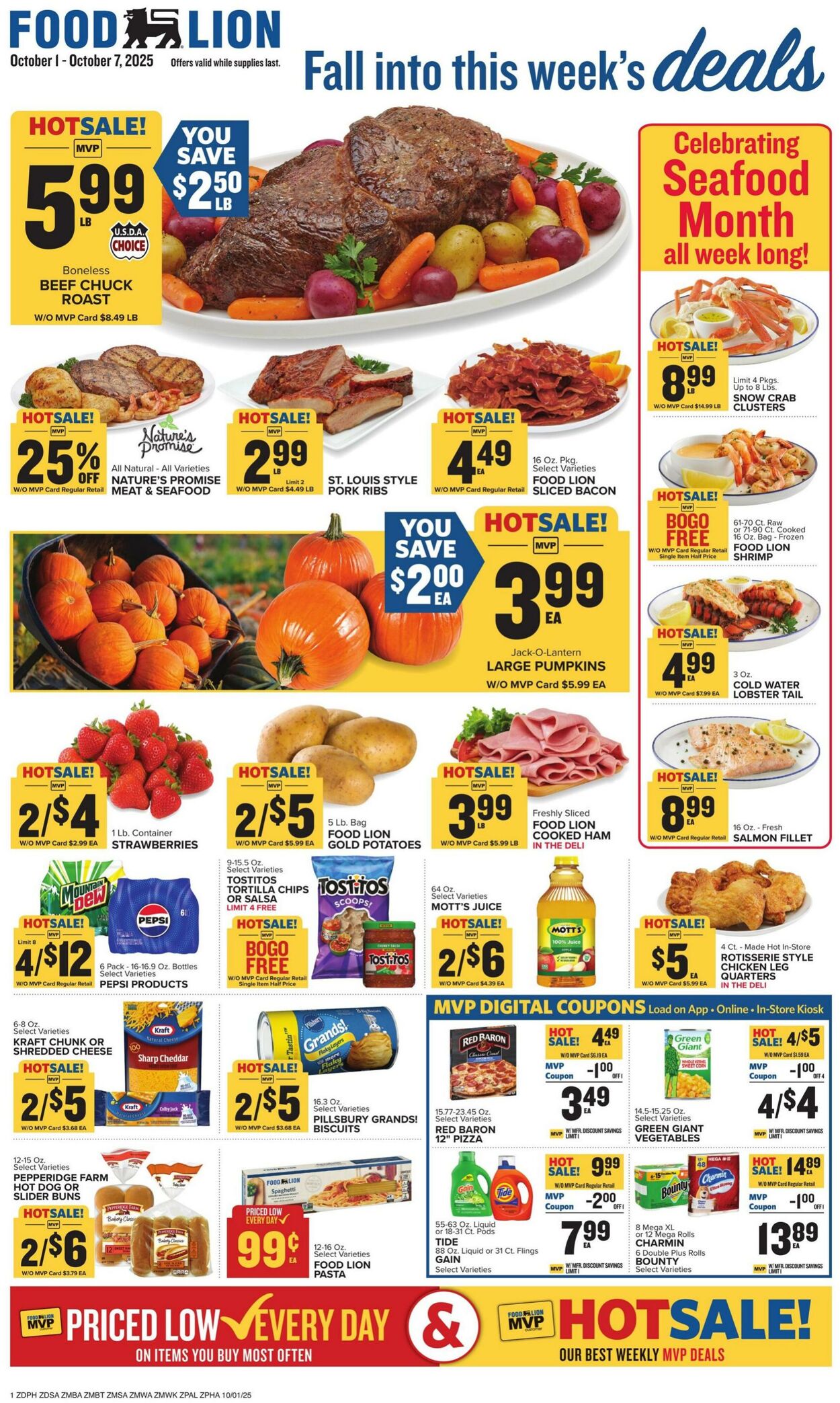 Weekly ad Food Lion 10/01/2025 - 10/07/2025