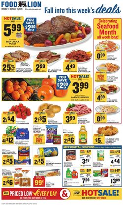 Weekly ad Food Lion 10/01/2025 - 10/07/2025