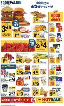 Weekly ad Food Lion 03/26/2025 - 04/01/2025