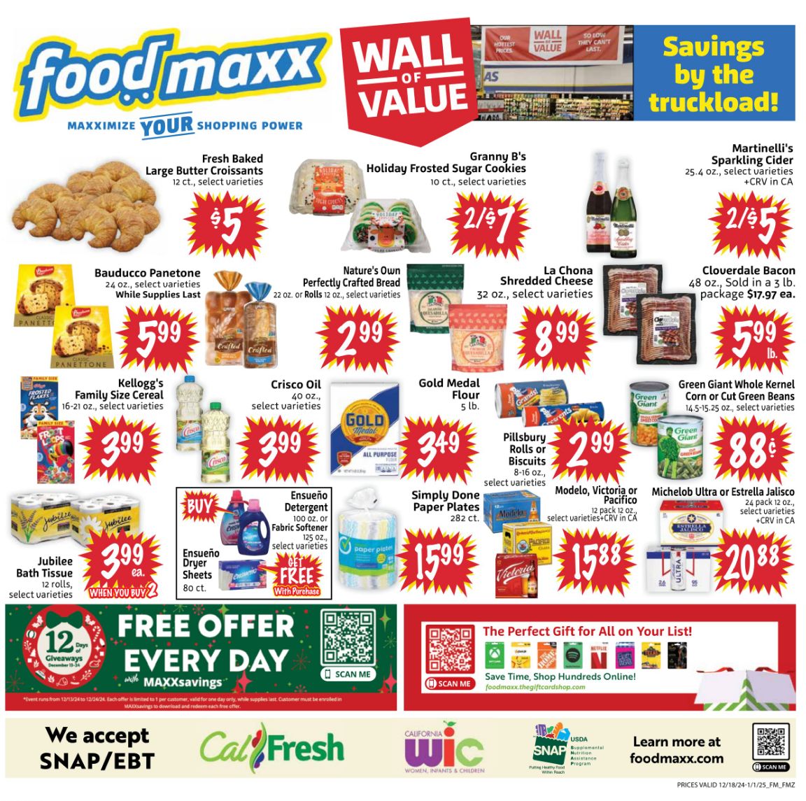 Weekly ad Food Maxx 12/18/2024 - 01/01/2025