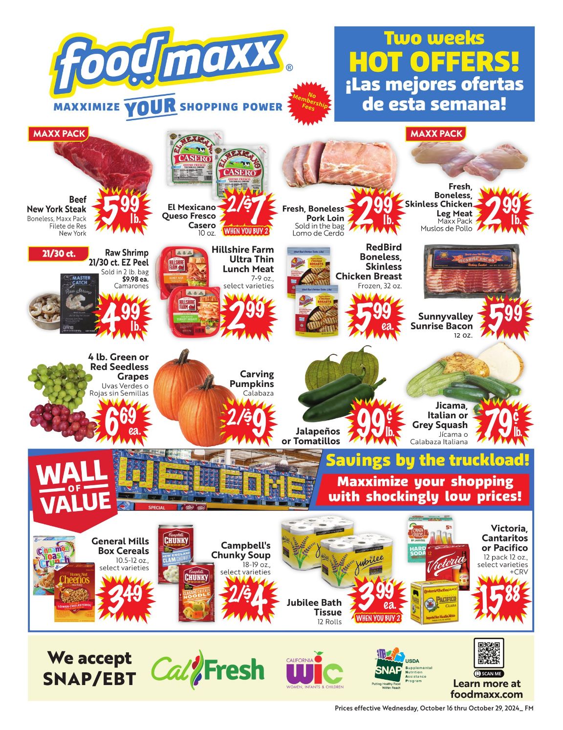 Weekly ad Food Maxx 10/16/2024 - 10/29/2024