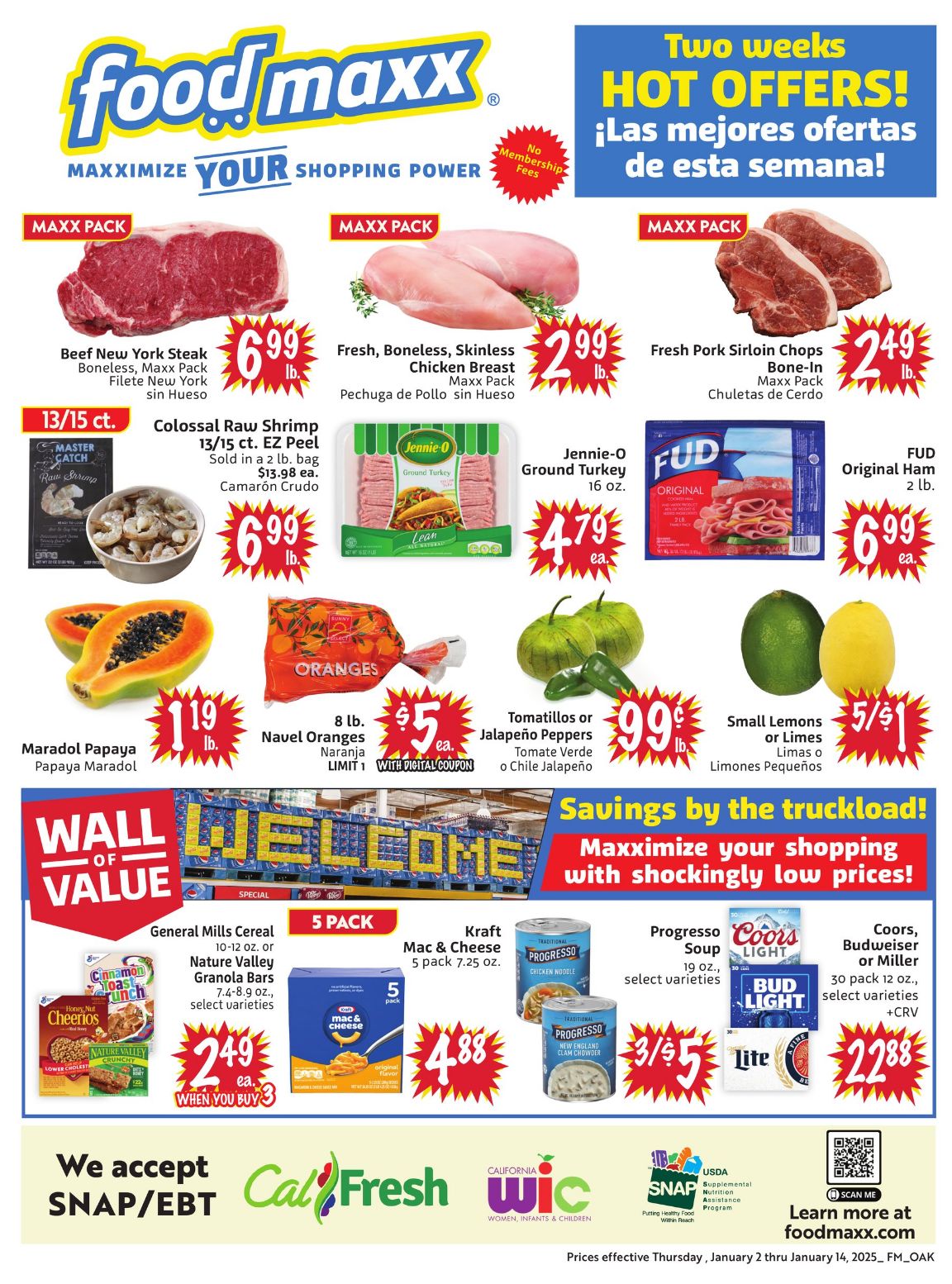 Weekly ad Food Maxx 01/02/2025 - 01/14/2025