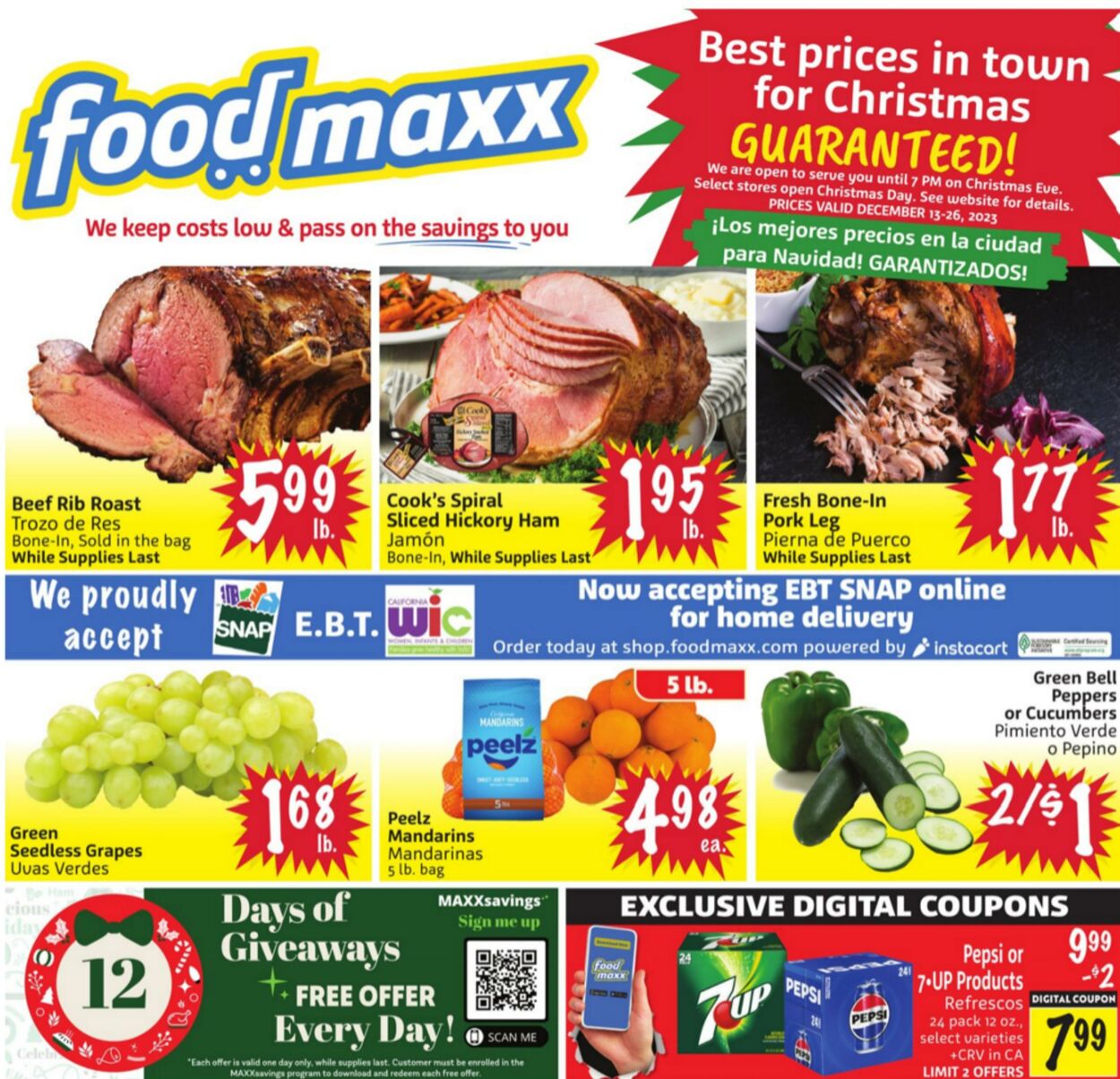 Weekly ad Food Maxx 12/13/2023 - 12/26/2023