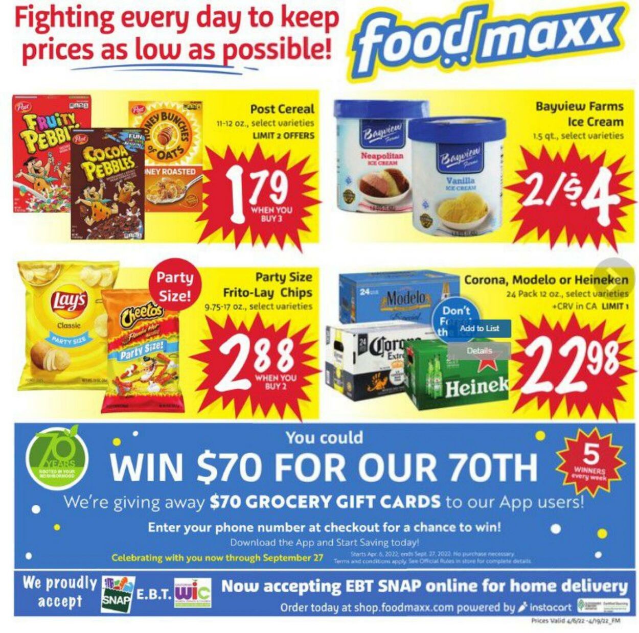 Weekly ad Food Maxx 04/06/2022 - 04/19/2022