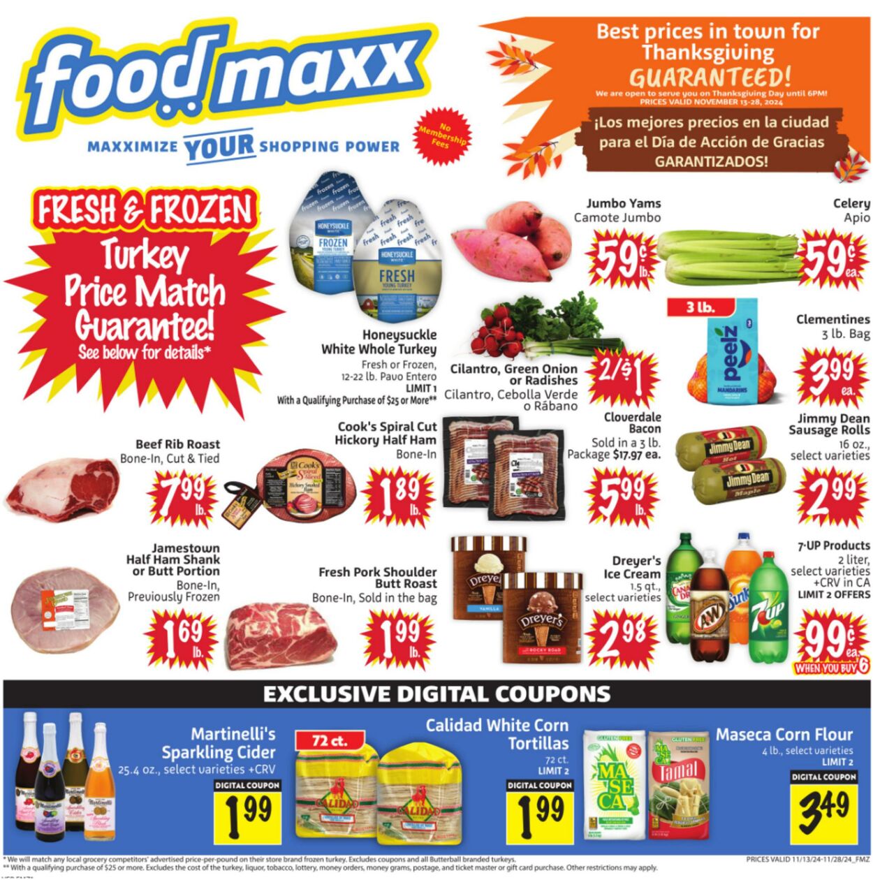 Weekly ad Food Maxx 11/13/2024 - 11/28/2024