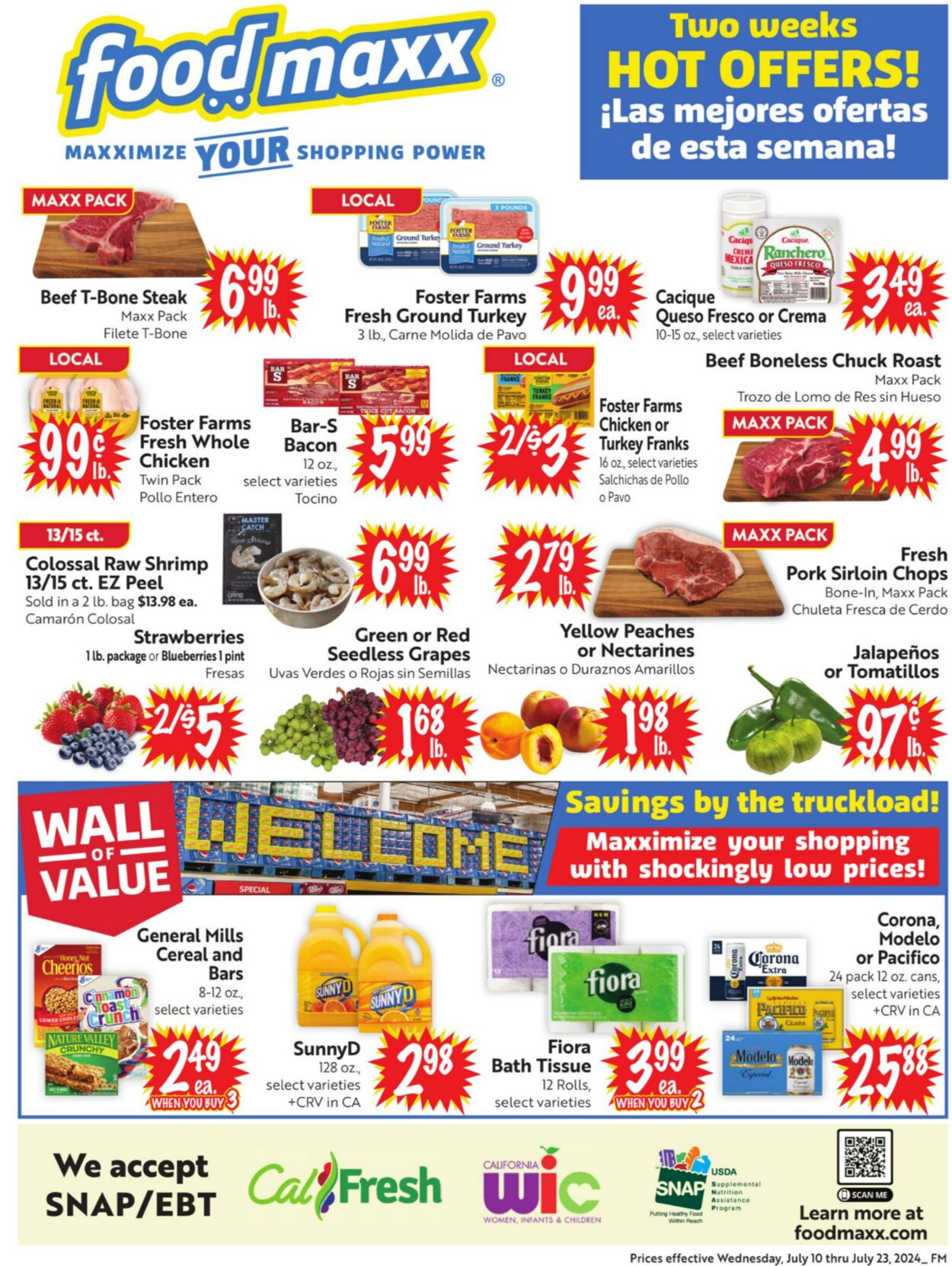 Weekly ad Food Maxx 07/10/2024 - 07/24/2024