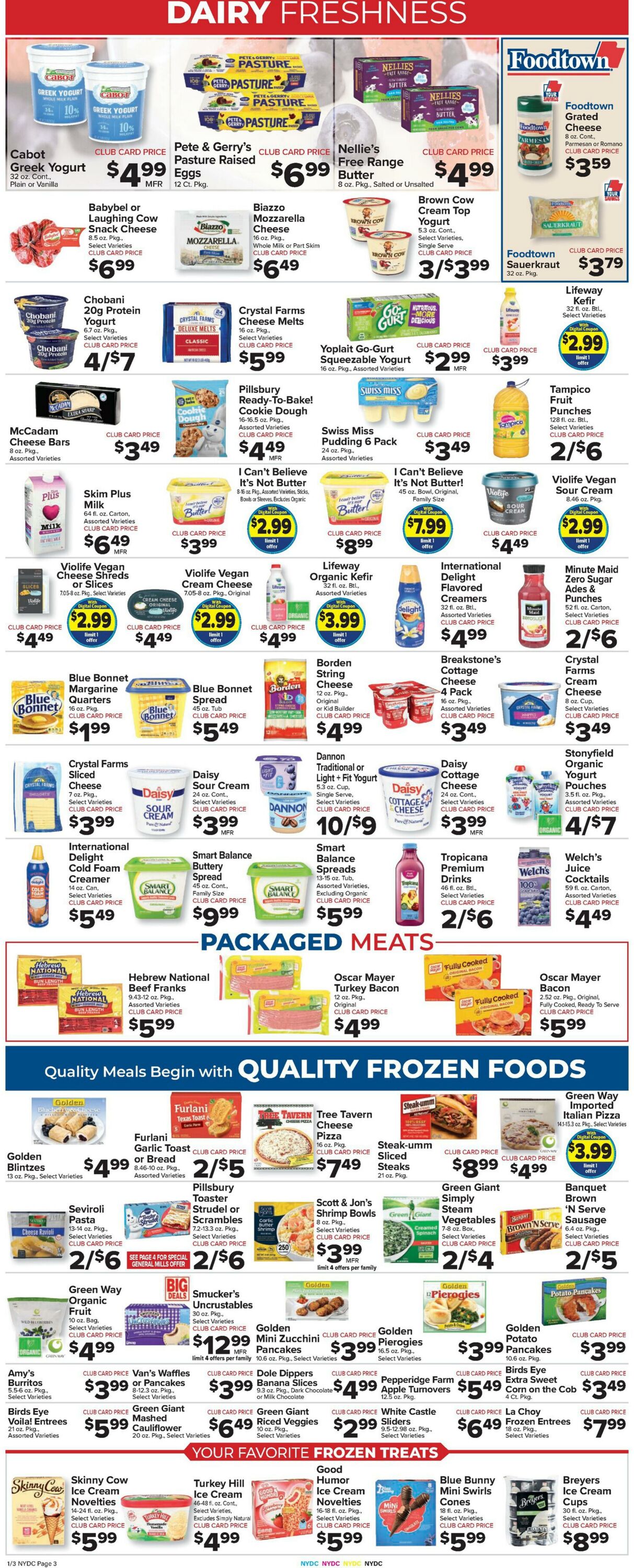 Weekly ad Food Town 01/03/2025 - 01/09/2025