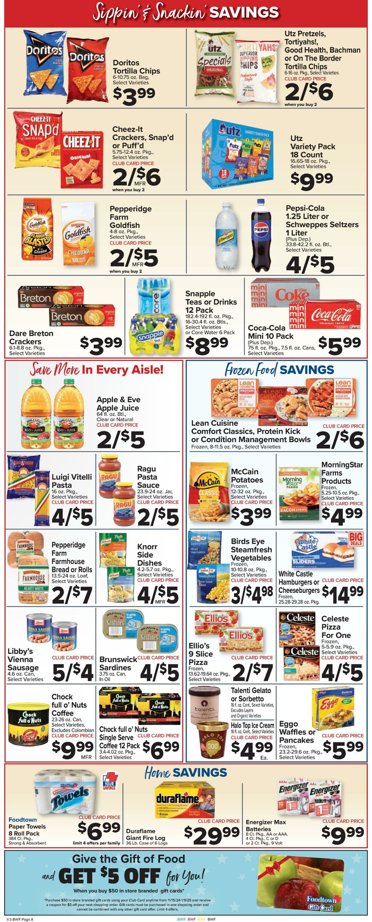 Weekly ad Food Town 01/03/2025 - 01/09/2025