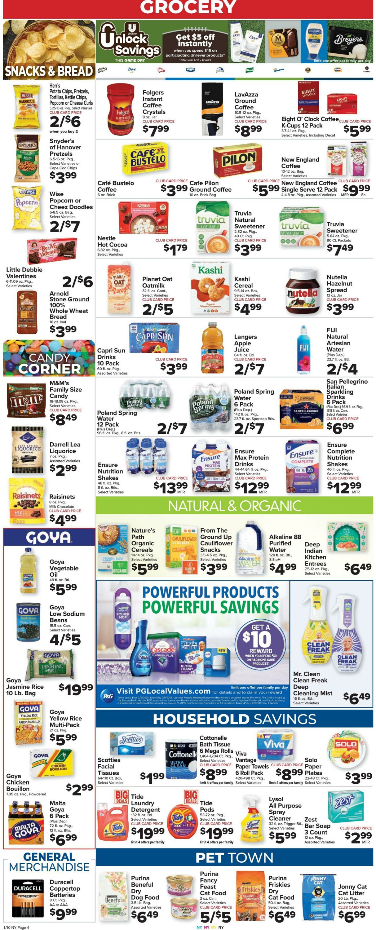 Weekly ad Food Town 01/10/2025 - 01/16/2025