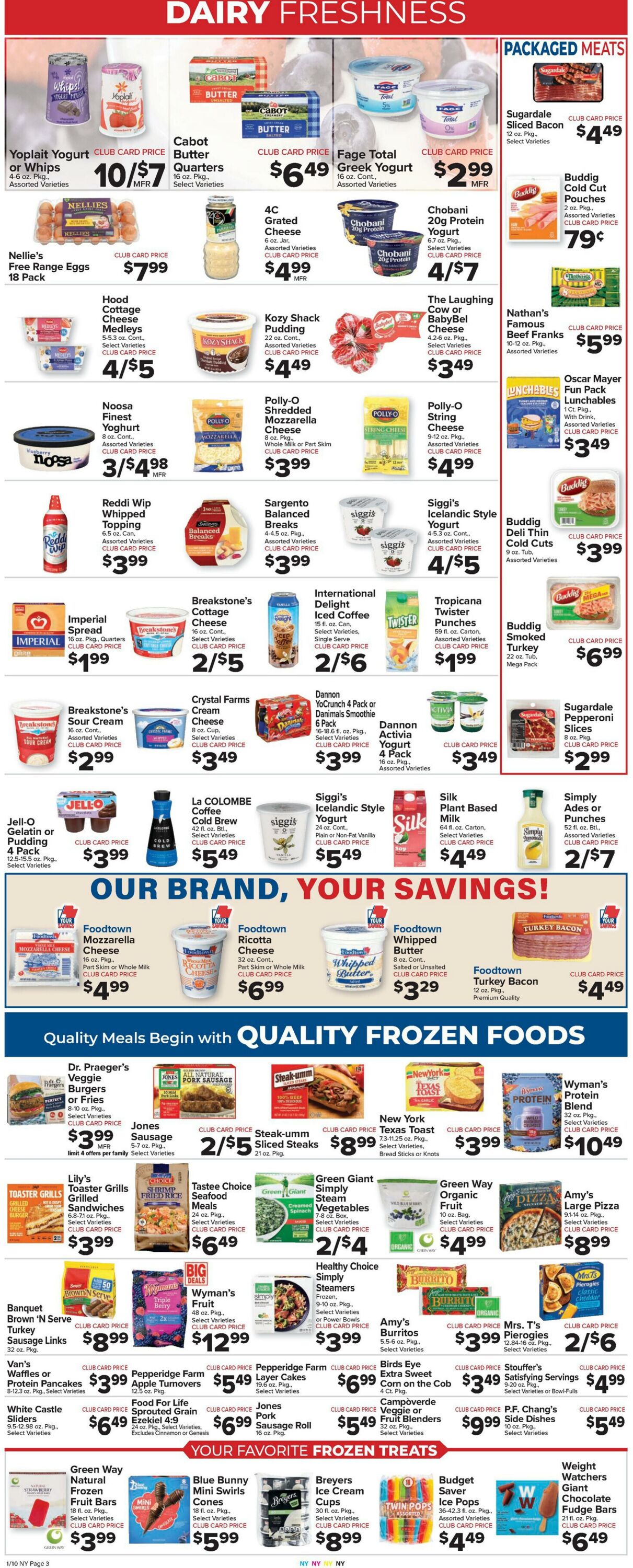 Weekly ad Food Town 01/10/2025 - 01/16/2025