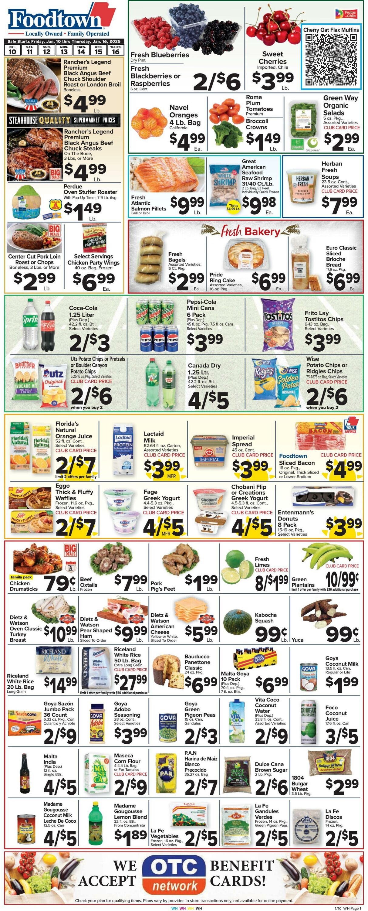 Weekly ad Food Town 01/10/2025 - 01/16/2025