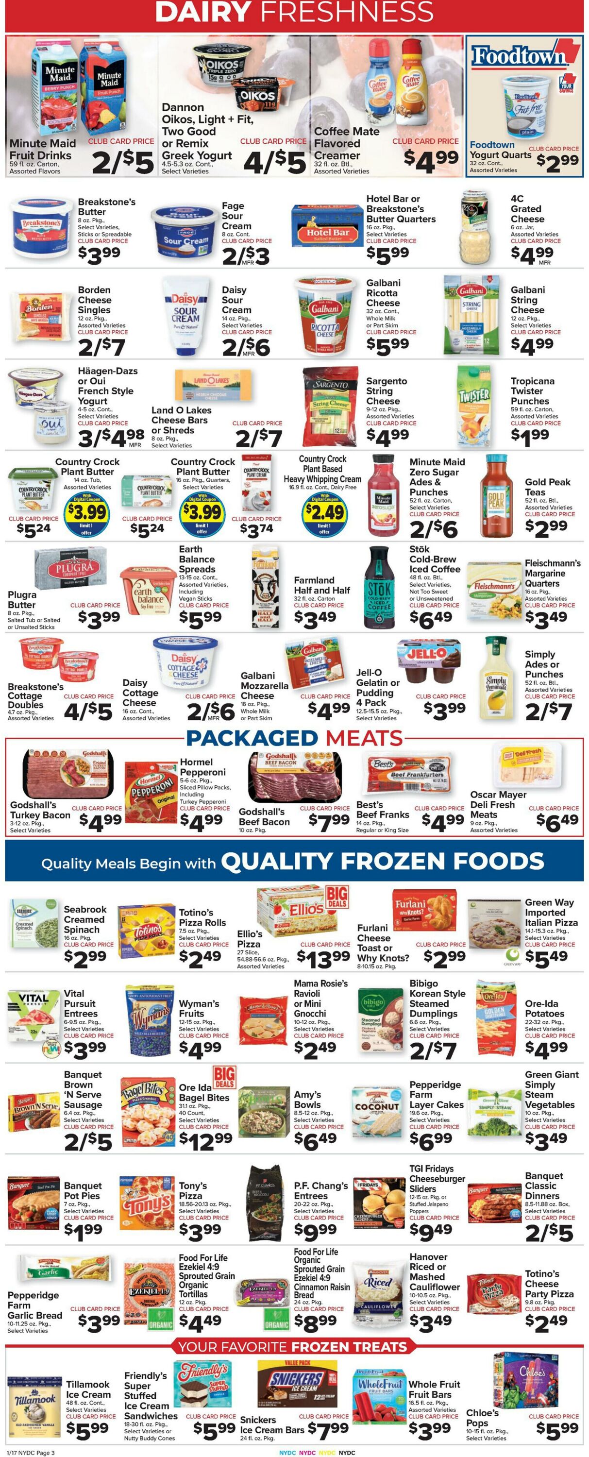 Weekly ad Food Town 01/17/2025 - 01/23/2025