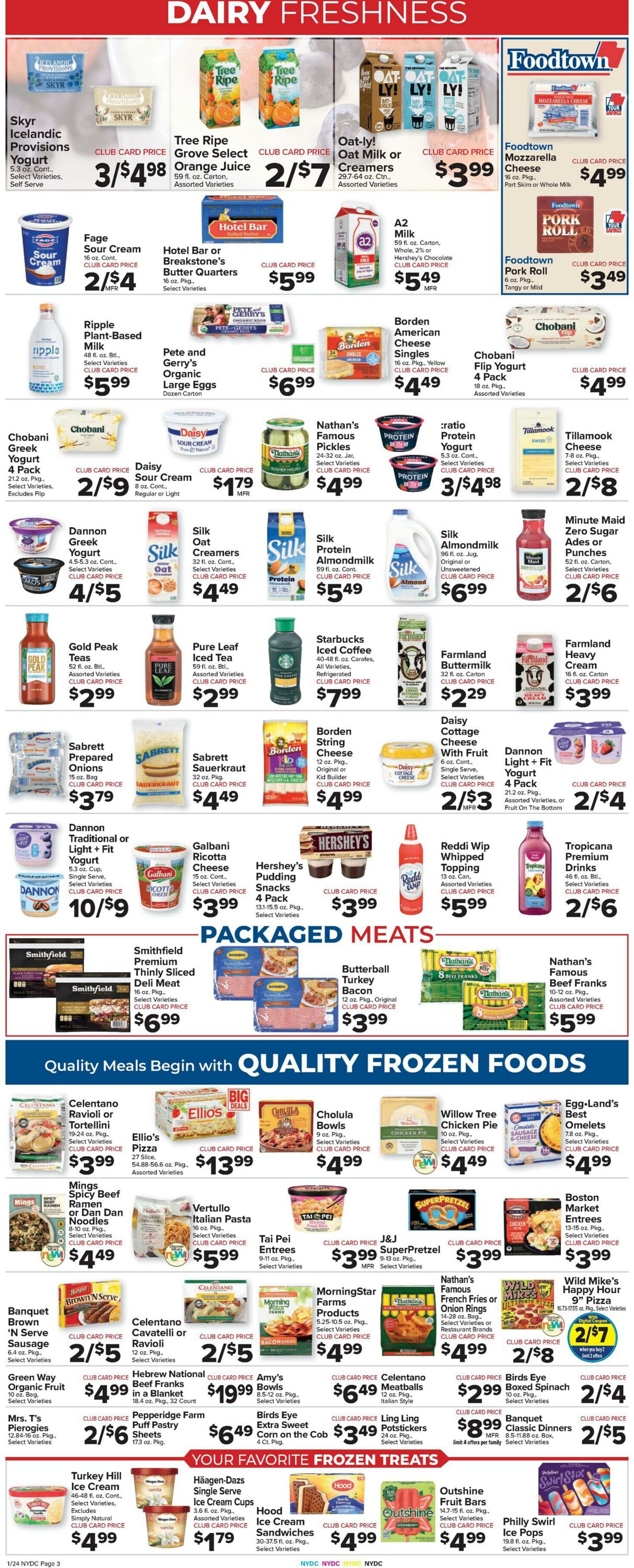 Weekly ad Food Town 01/24/2025 - 01/30/2025