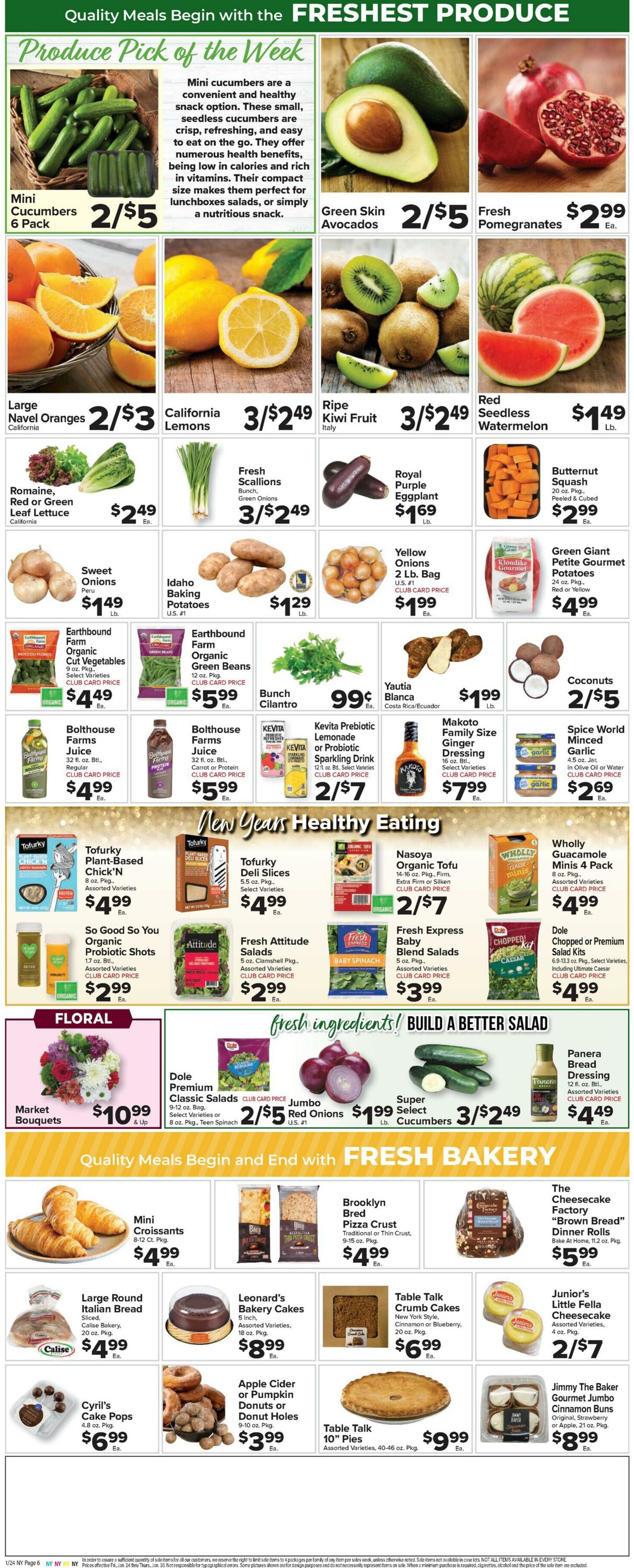 Weekly ad Food Town 01/24/2025 - 01/30/2025