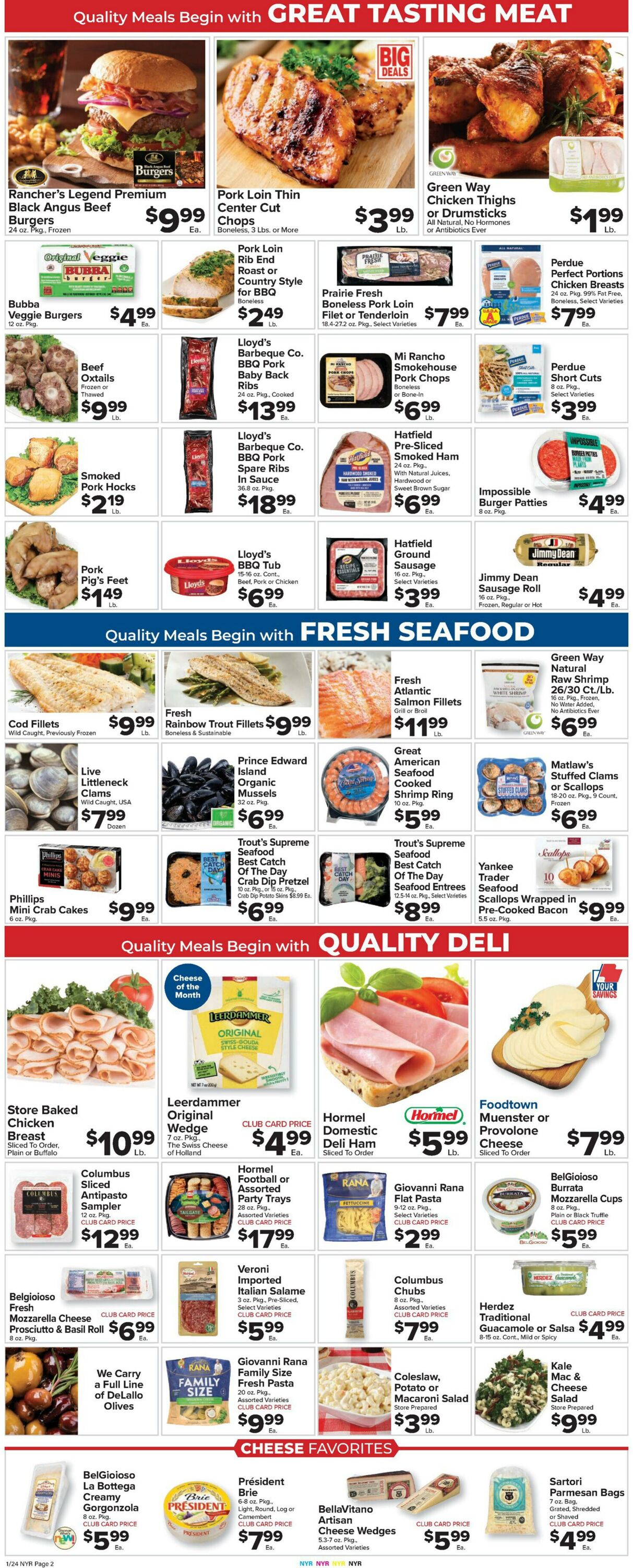 Weekly ad Food Town 01/24/2025 - 01/30/2025