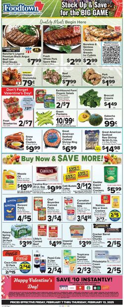 Weekly ad Food Town 02/07/2025 - 02/13/2025