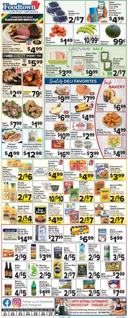 Weekly ad Food Town 11/29/2024 - 12/05/2024