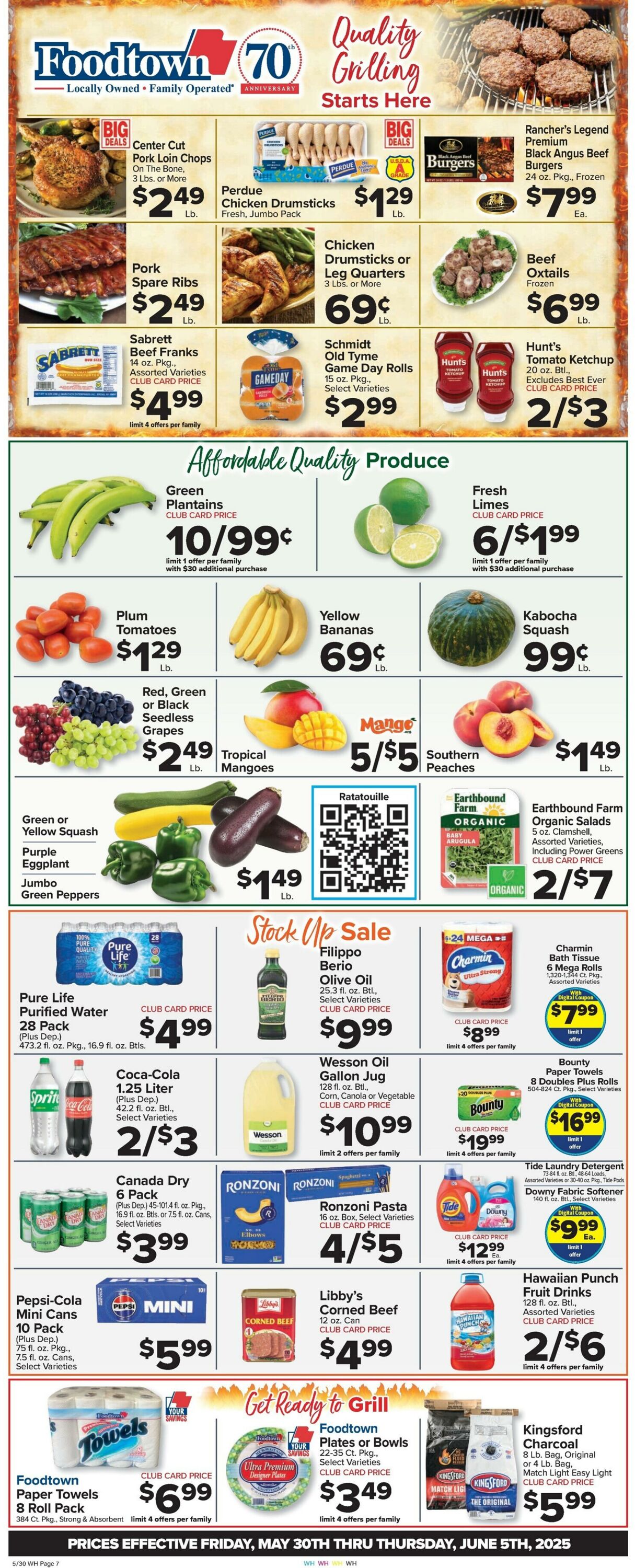 Weekly ad Food Town 05/30/2025 - 06/05/2025