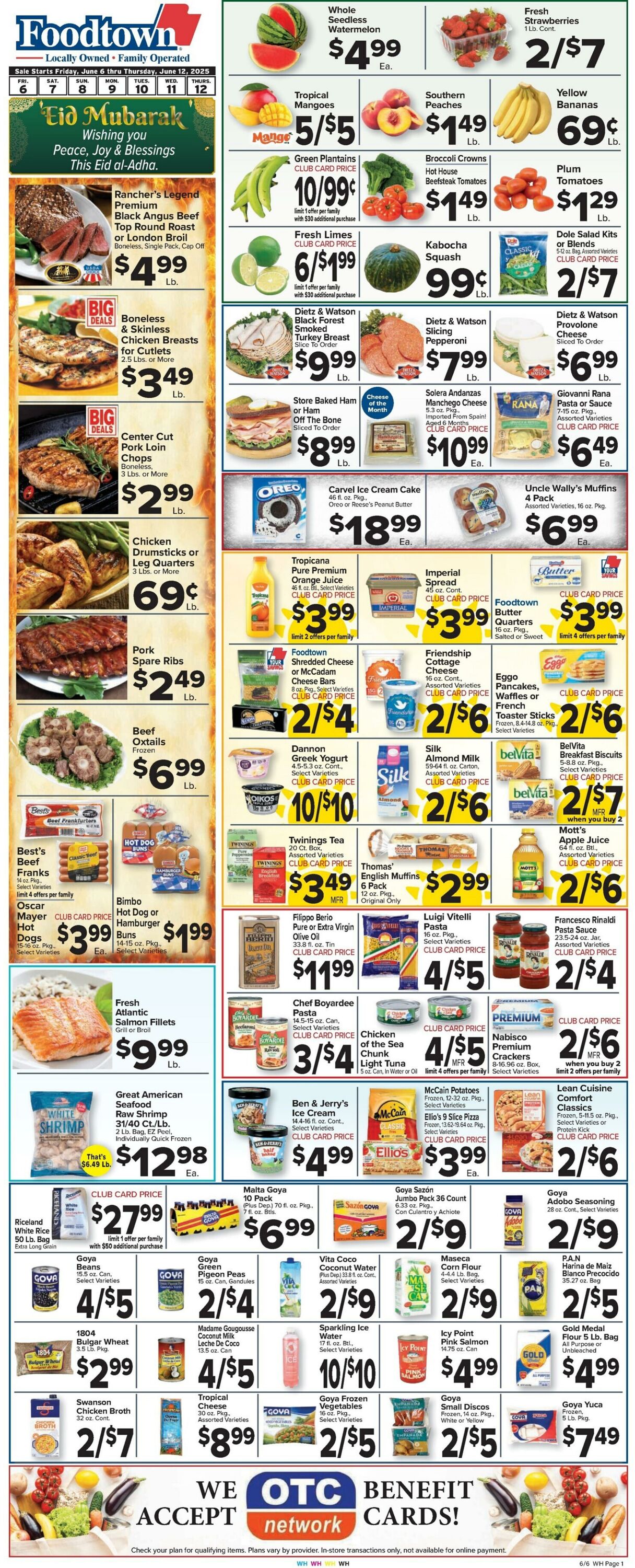 Weekly ad Food Town 06/06/2025 - 06/12/2025