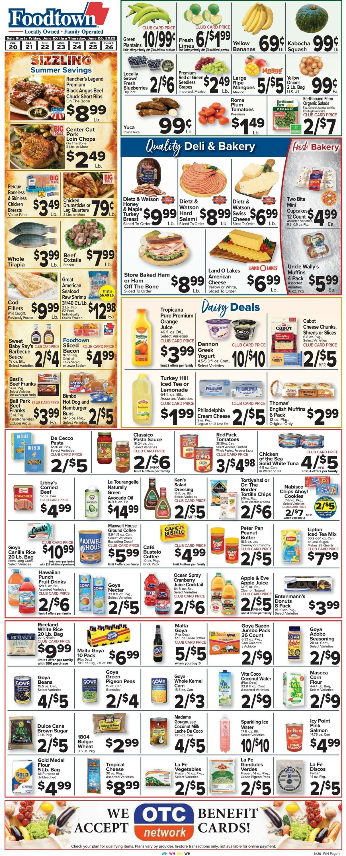 Weekly ad Food Town 06/20/2025 - 06/26/2025
