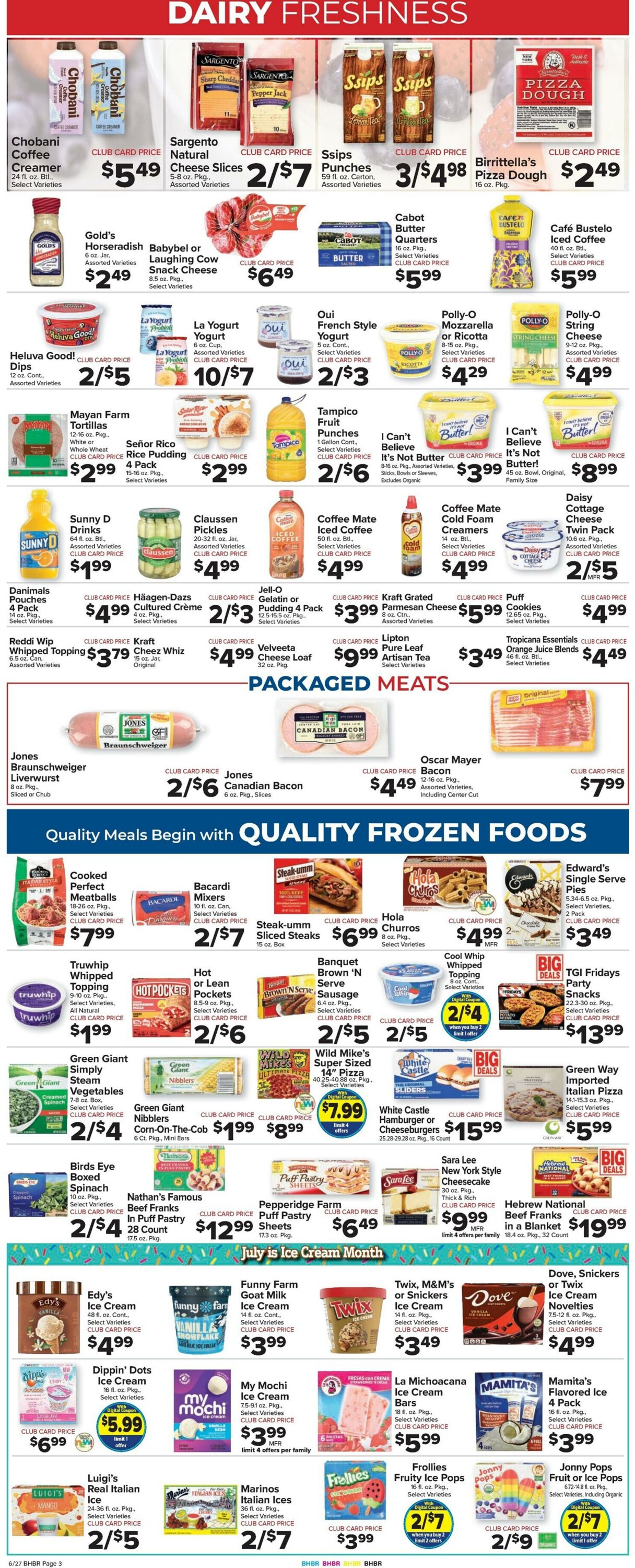 Weekly ad Food Town 06/27/2025 - 07/03/2025