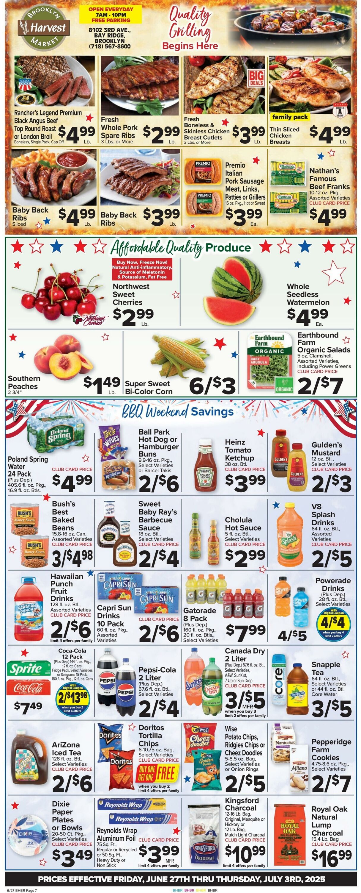 Weekly ad Food Town 06/27/2025 - 07/03/2025