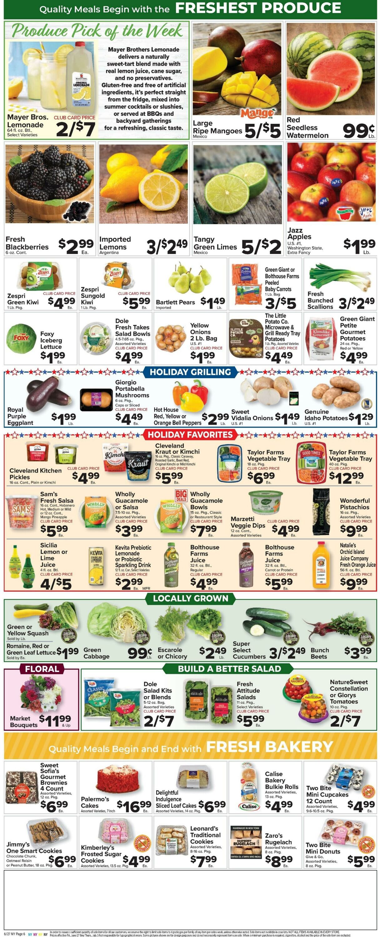 Weekly ad Food Town 06/27/2025 - 07/03/2025