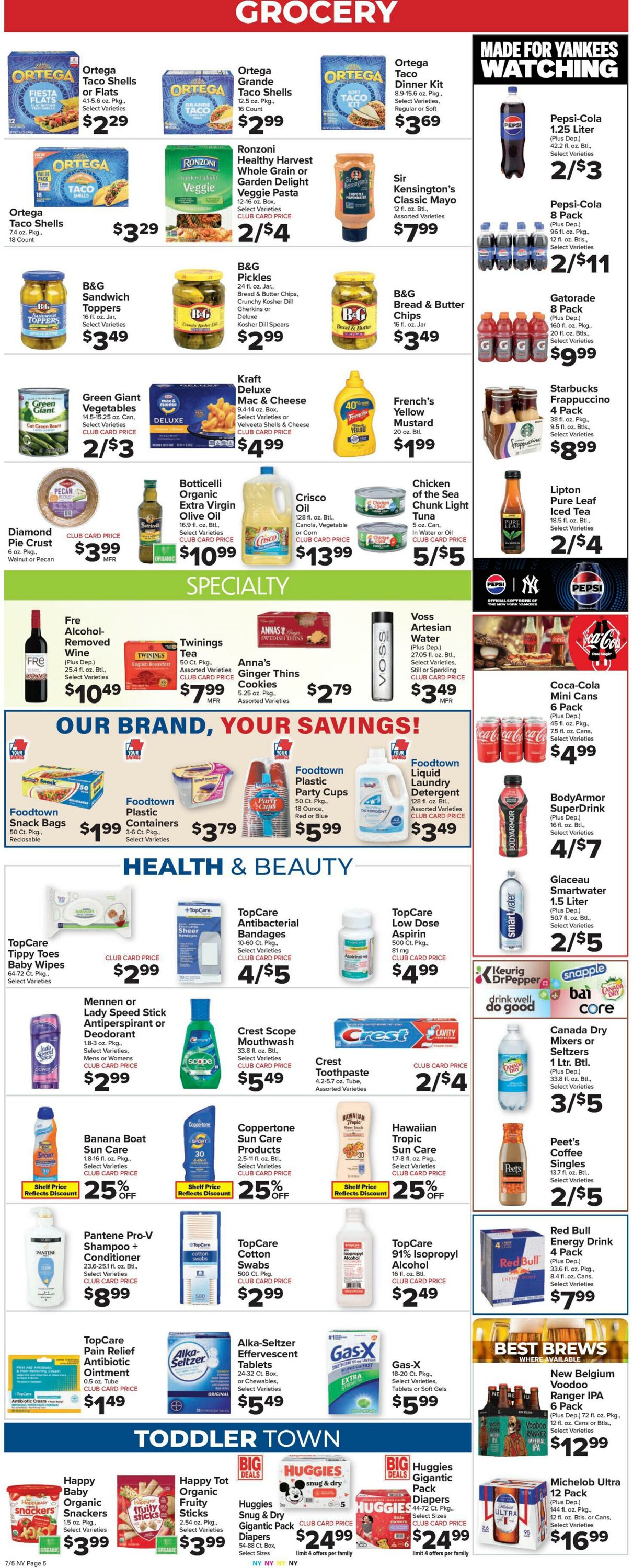 Weekly ad Food Town 07/05/2024 - 07/11/2024