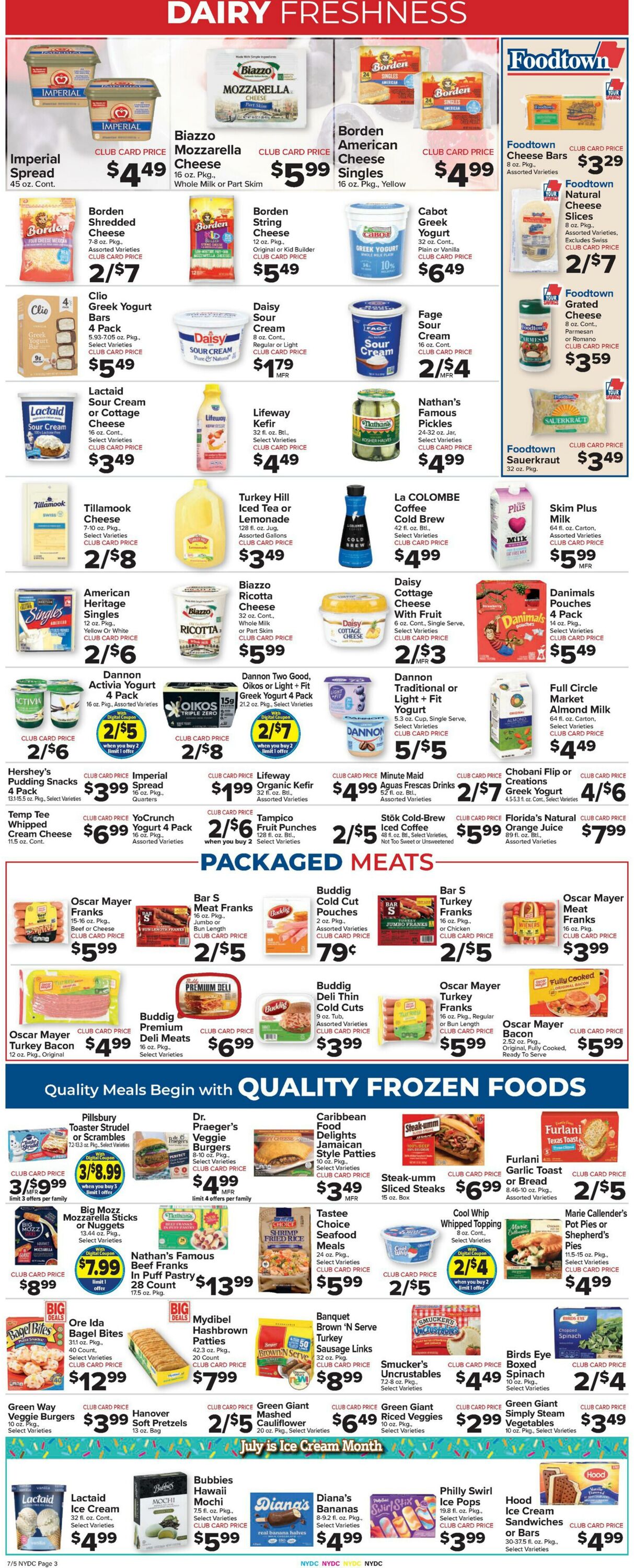 Weekly ad Food Town 07/05/2024 - 07/11/2024