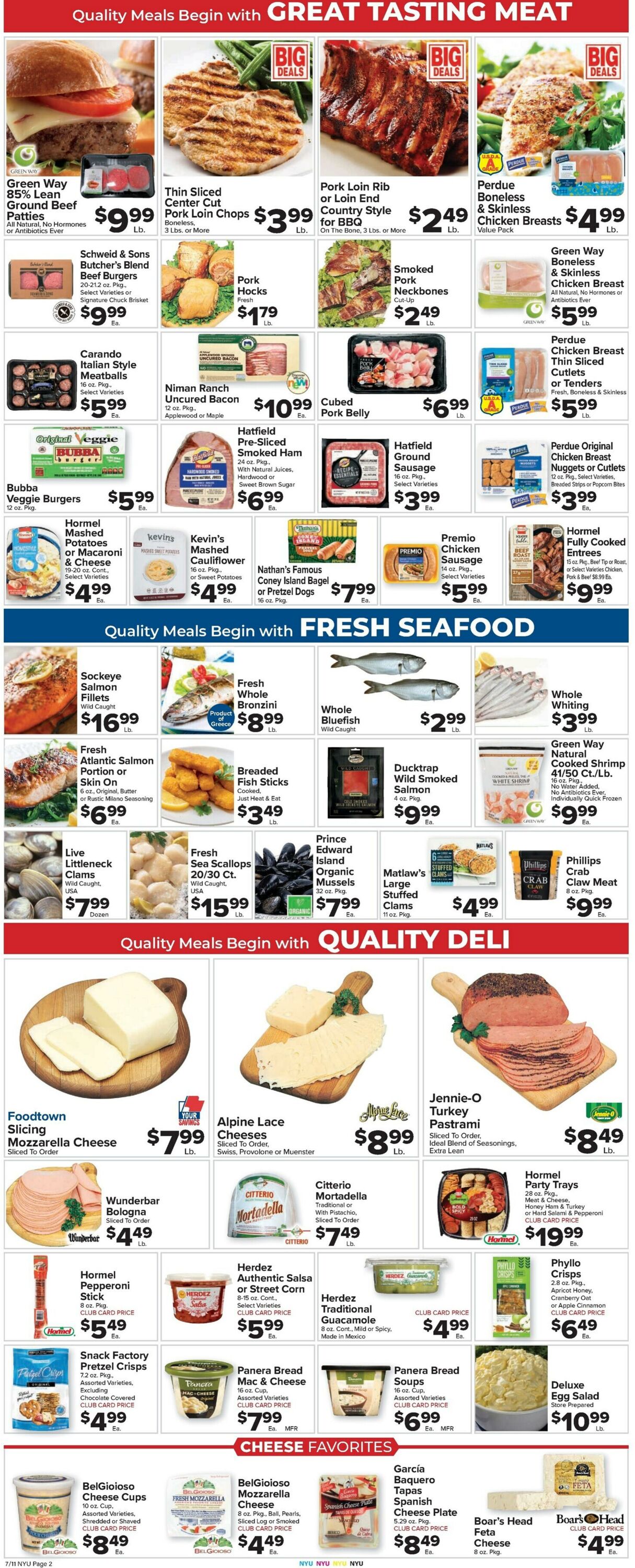 Weekly ad Food Town 07/11/2025 - 07/17/2025