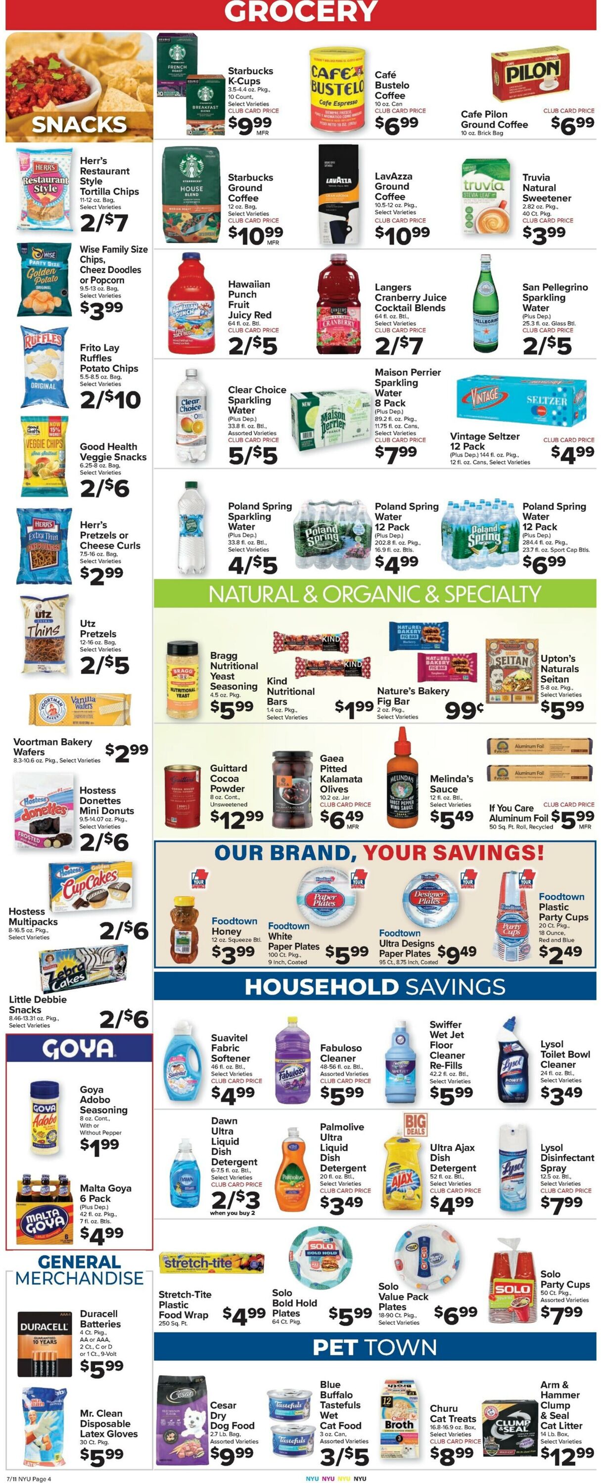 Weekly ad Food Town 07/11/2025 - 07/17/2025