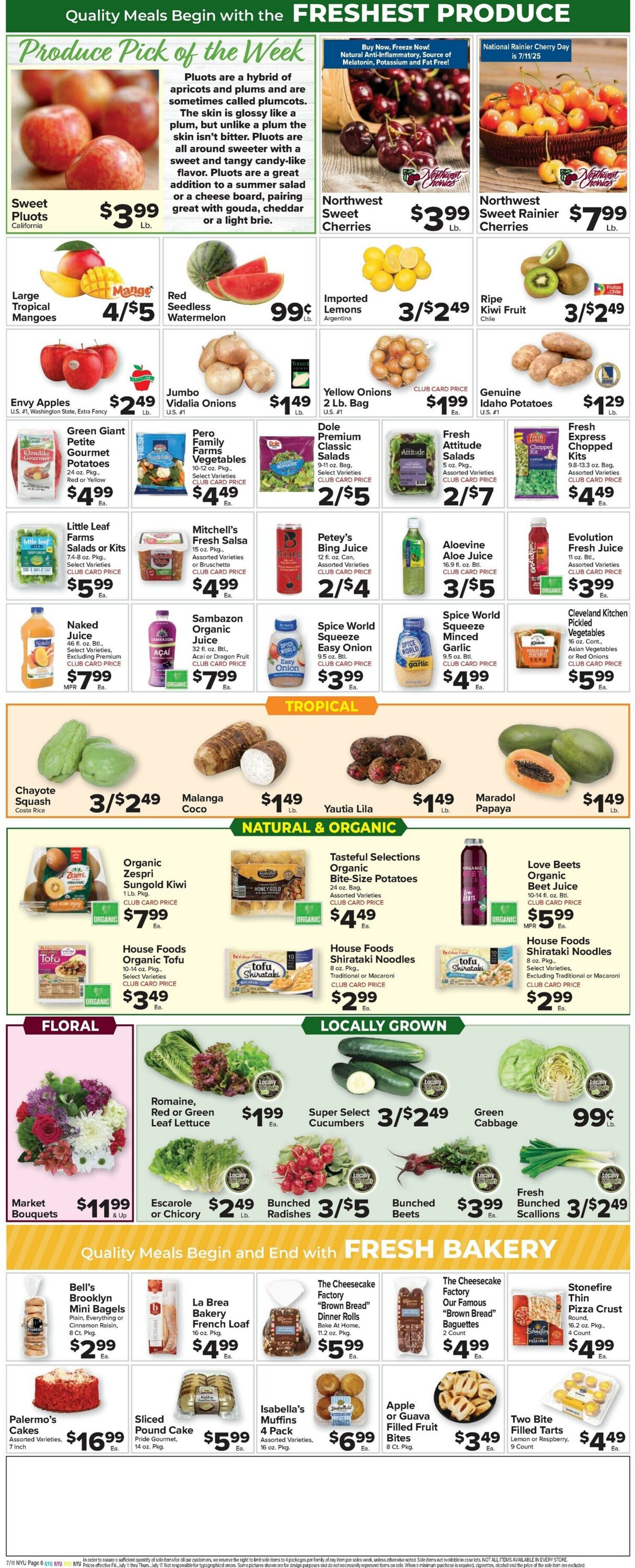 Weekly ad Food Town 07/11/2025 - 07/17/2025