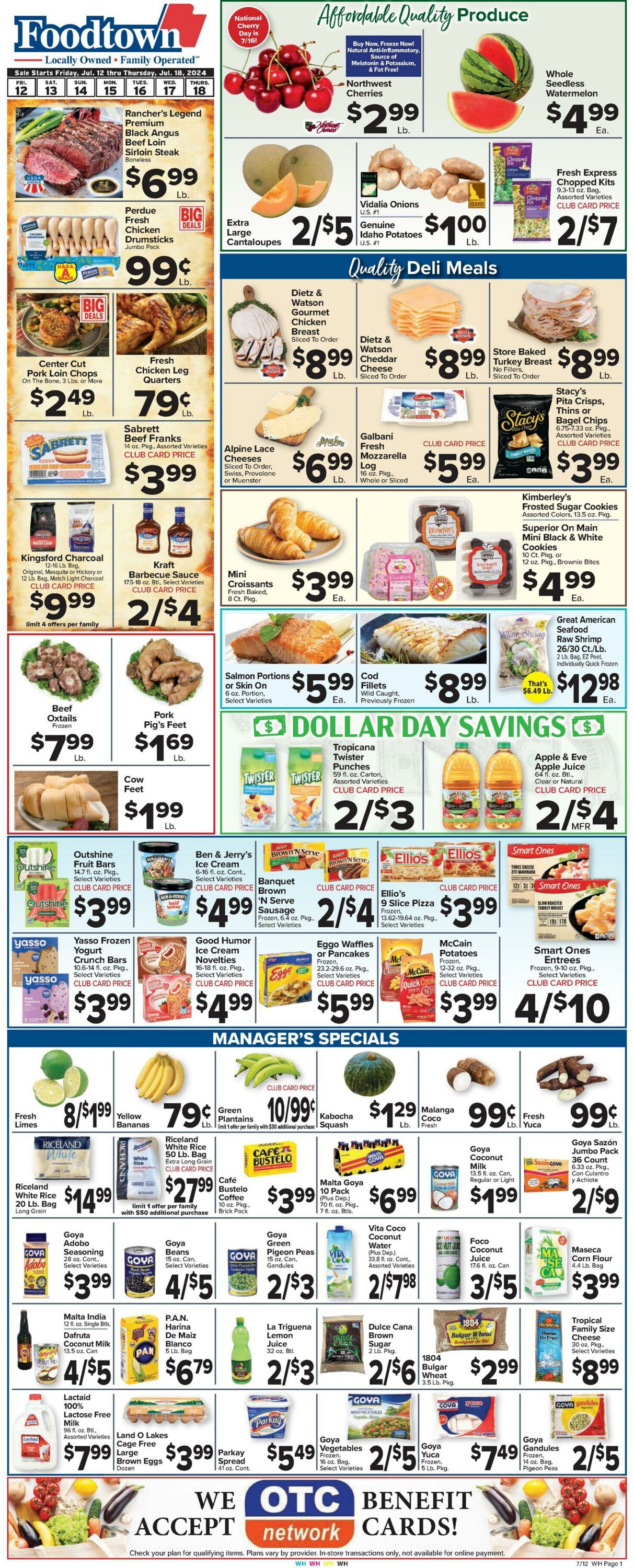 Weekly ad Food Town 07/12/2024 - 07/18/2024