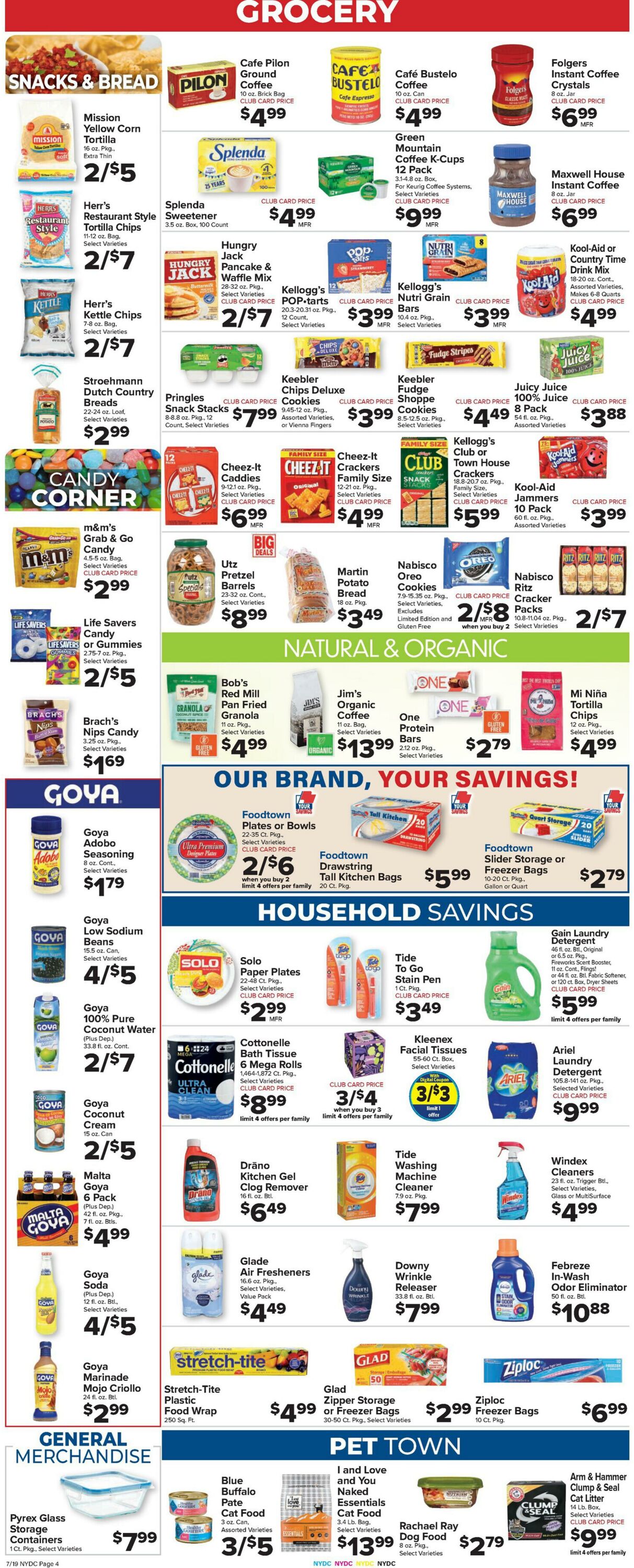 Weekly ad Food Town 07/19/2024 - 07/25/2024