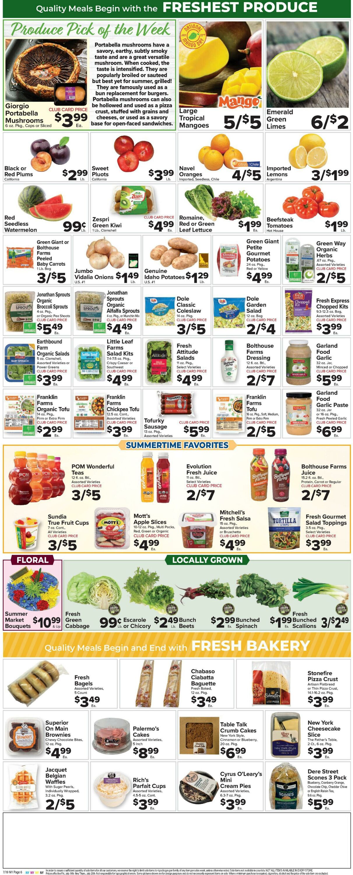 Weekly ad Food Town 07/19/2024 - 07/25/2024