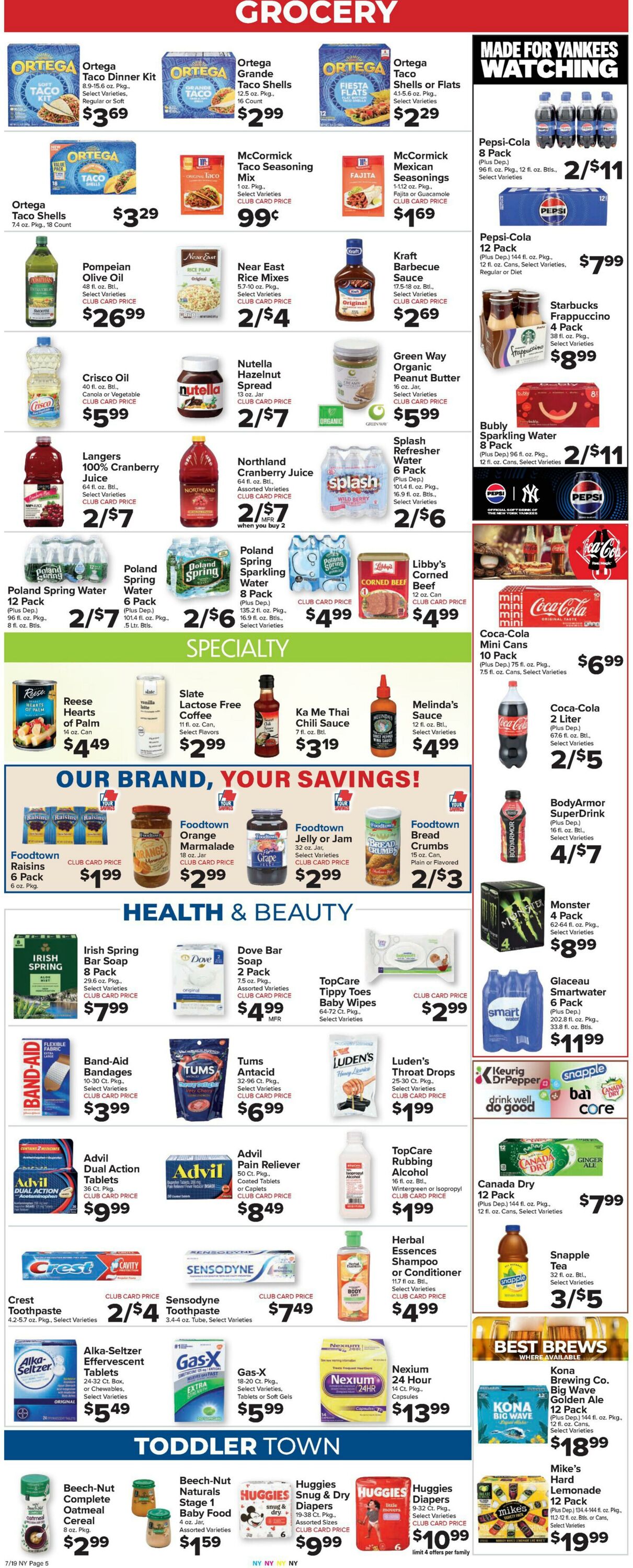 Weekly ad Food Town 07/19/2024 - 07/25/2024