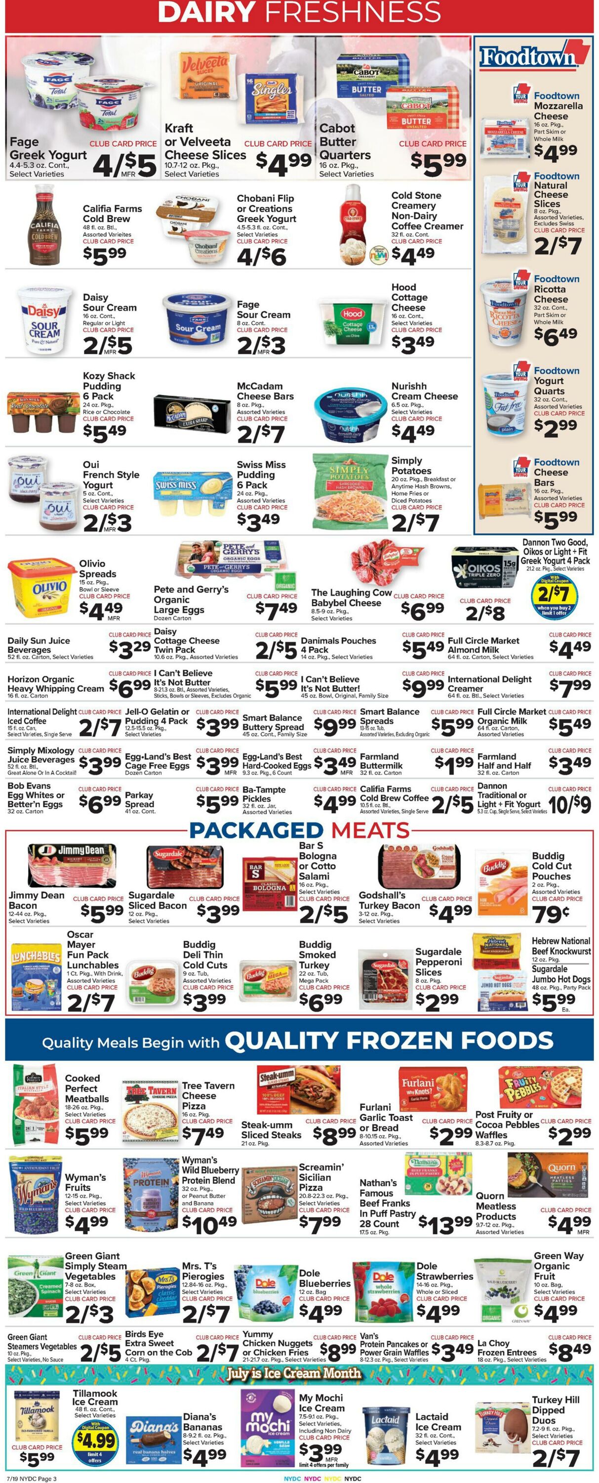 Weekly ad Food Town 07/19/2024 - 07/25/2024