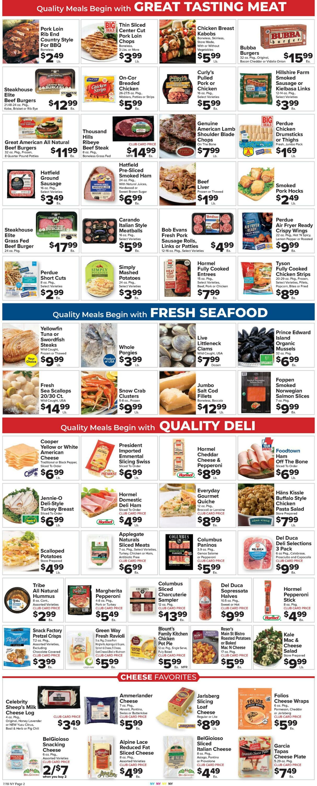 Weekly ad Food Town 07/19/2024 - 07/25/2024