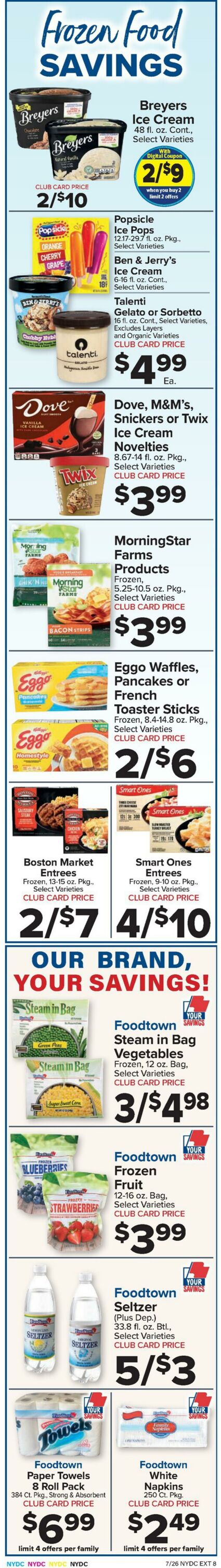 Weekly ad Food Town 07/26/2024 - 08/01/2024