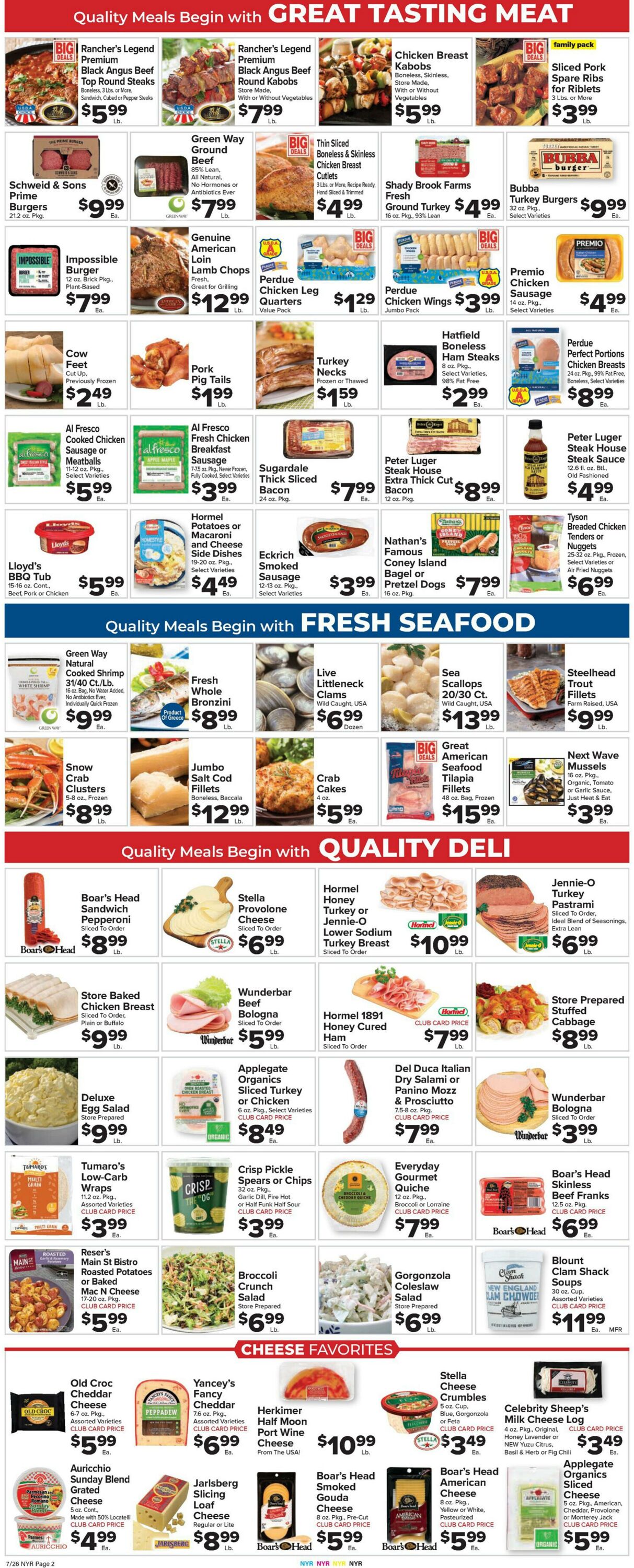 Weekly ad Food Town 07/26/2024 - 08/01/2024