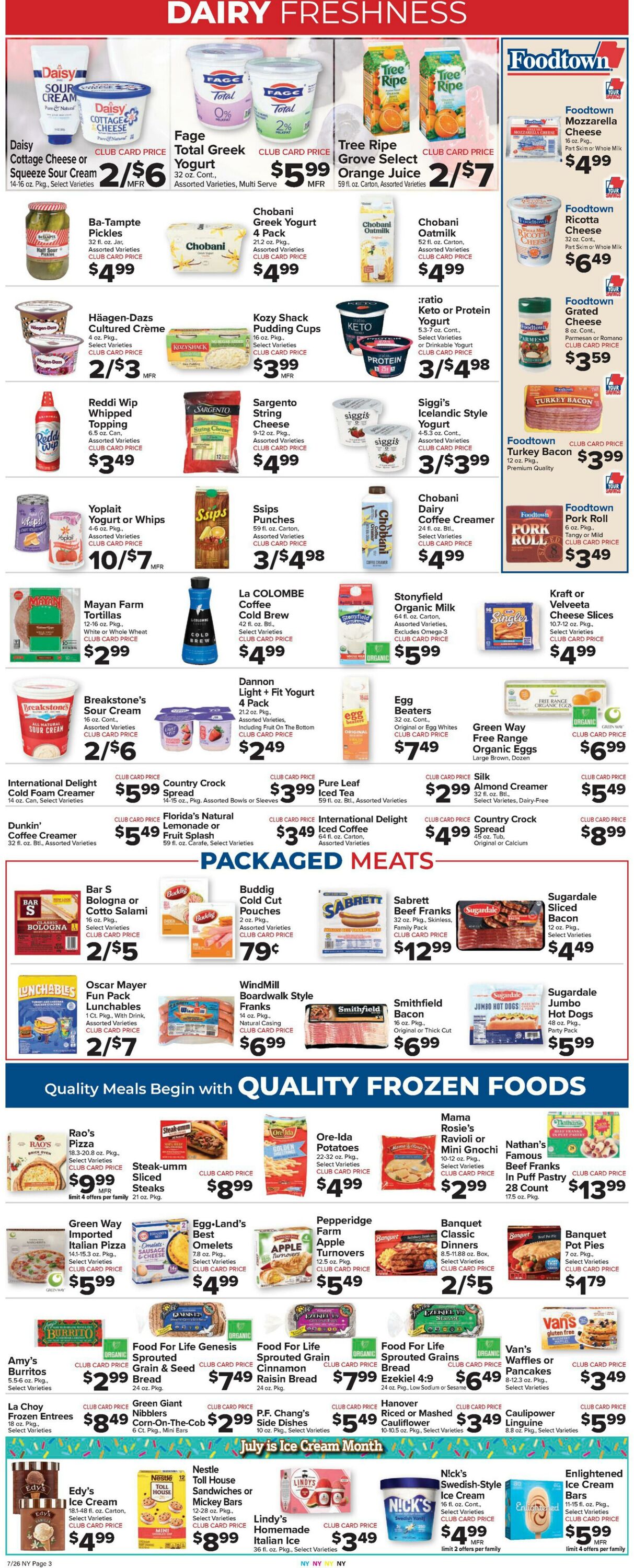 Weekly ad Food Town 07/26/2024 - 08/01/2024