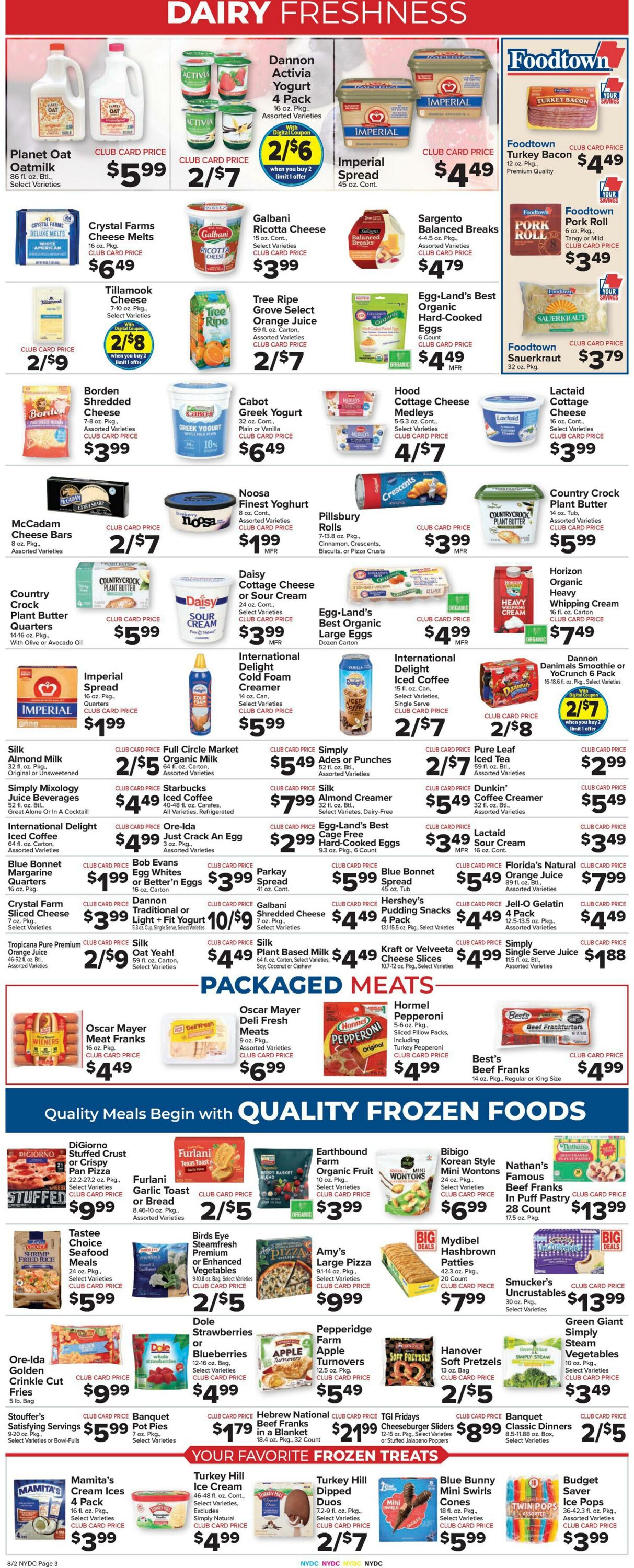 Weekly ad Food Town 08/02/2024 - 08/08/2024