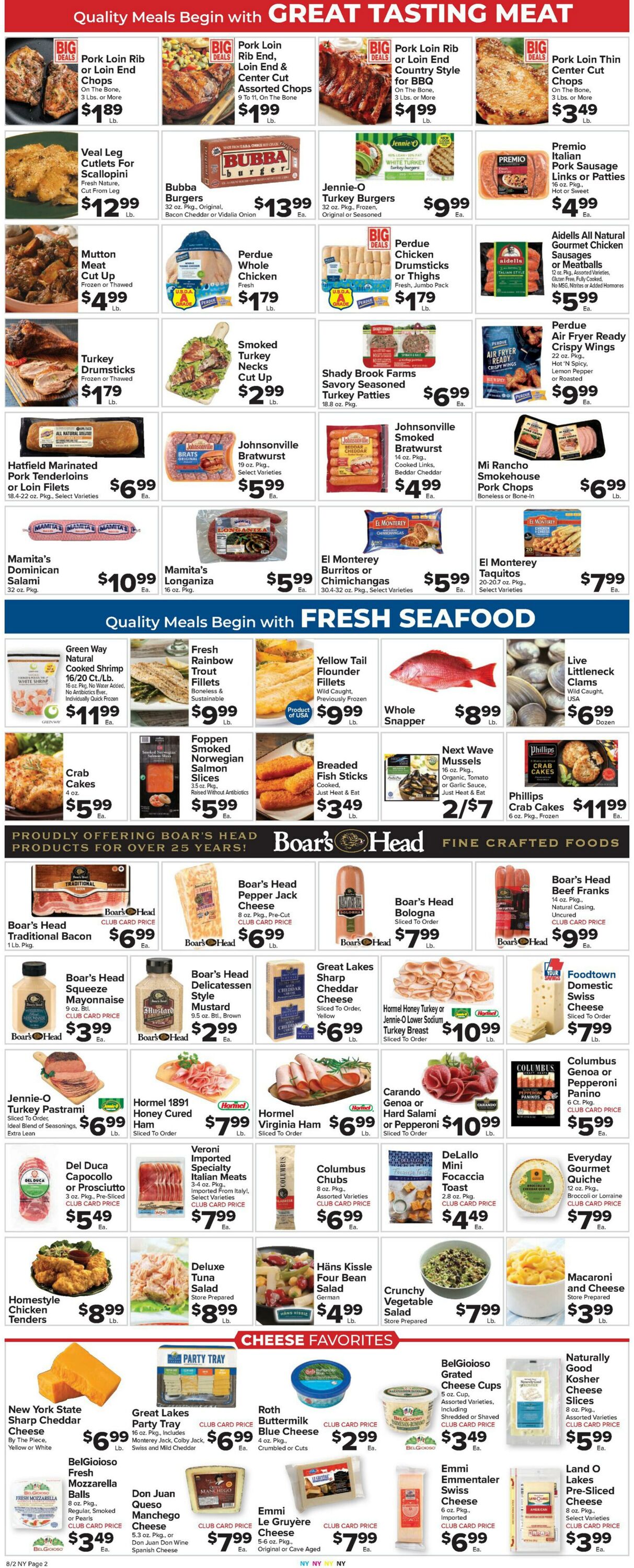 Weekly ad Food Town 08/02/2024 - 08/08/2024