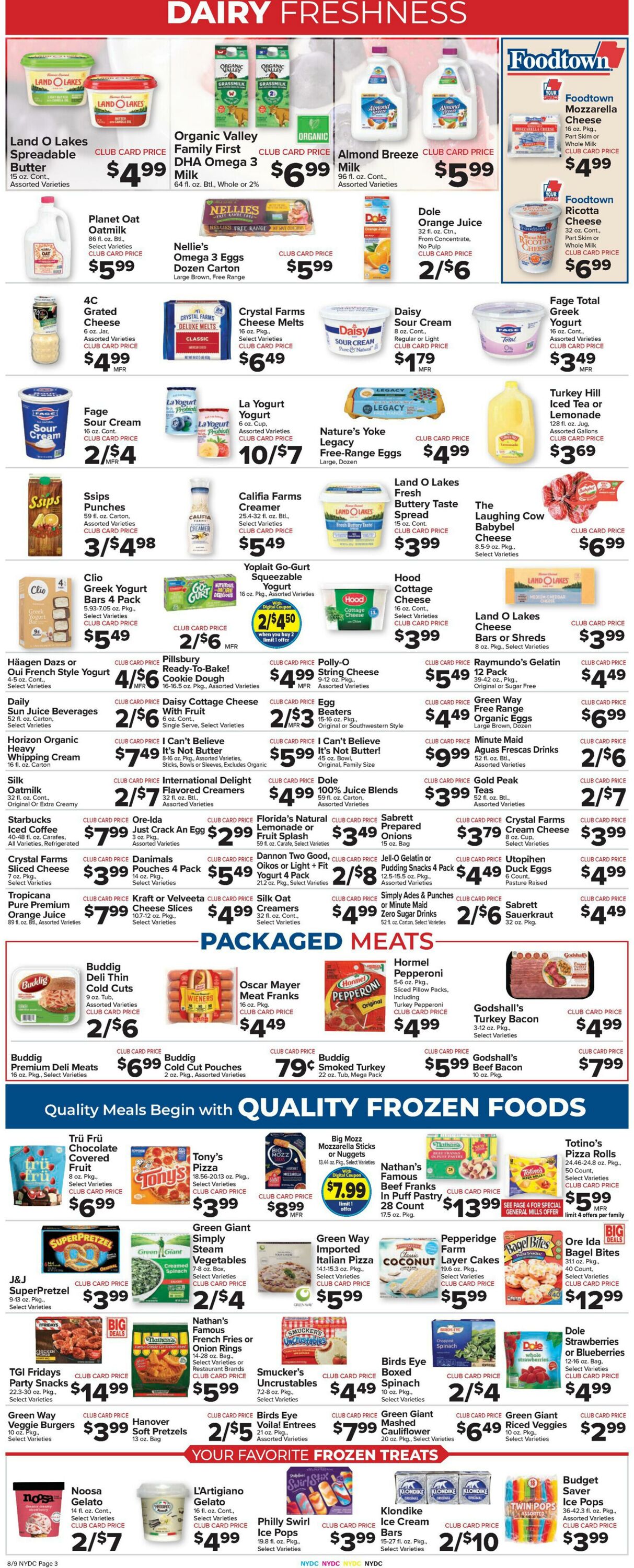 Weekly ad Food Town 08/09/2024 - 08/15/2024