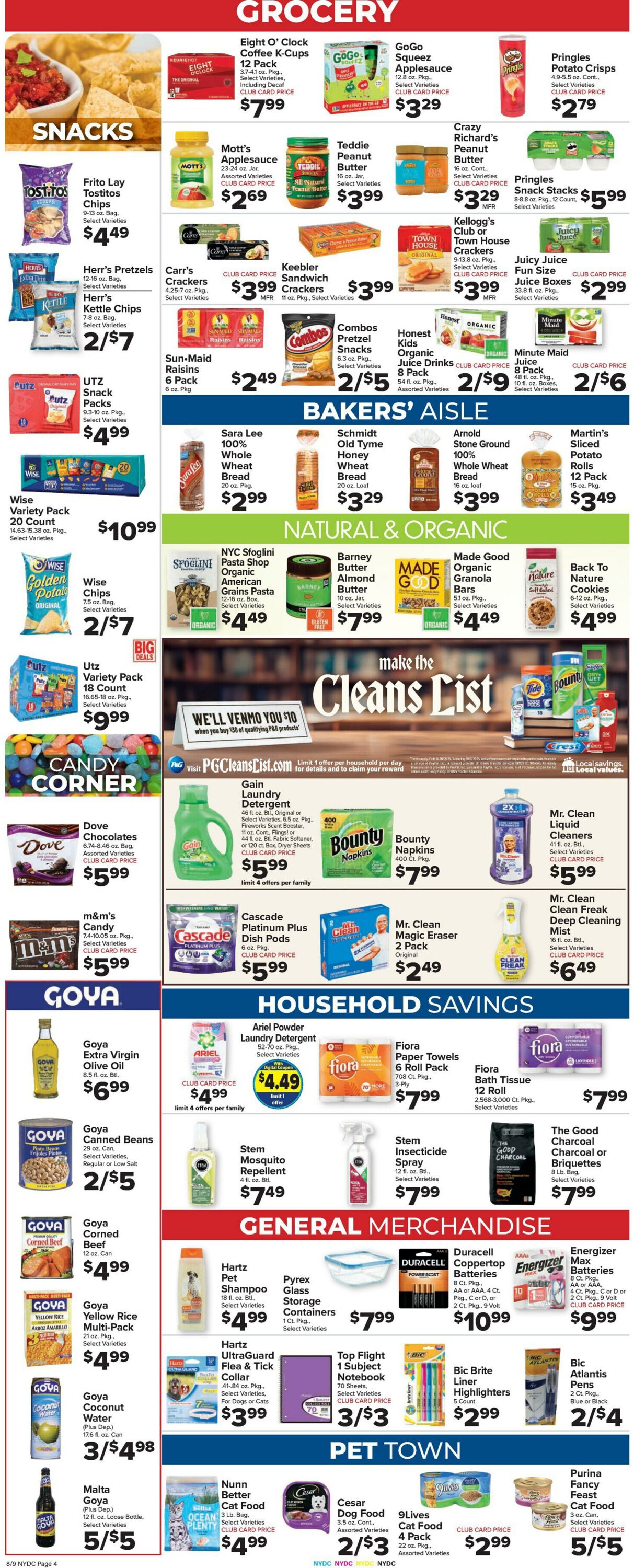 Weekly ad Food Town 08/09/2024 - 08/15/2024